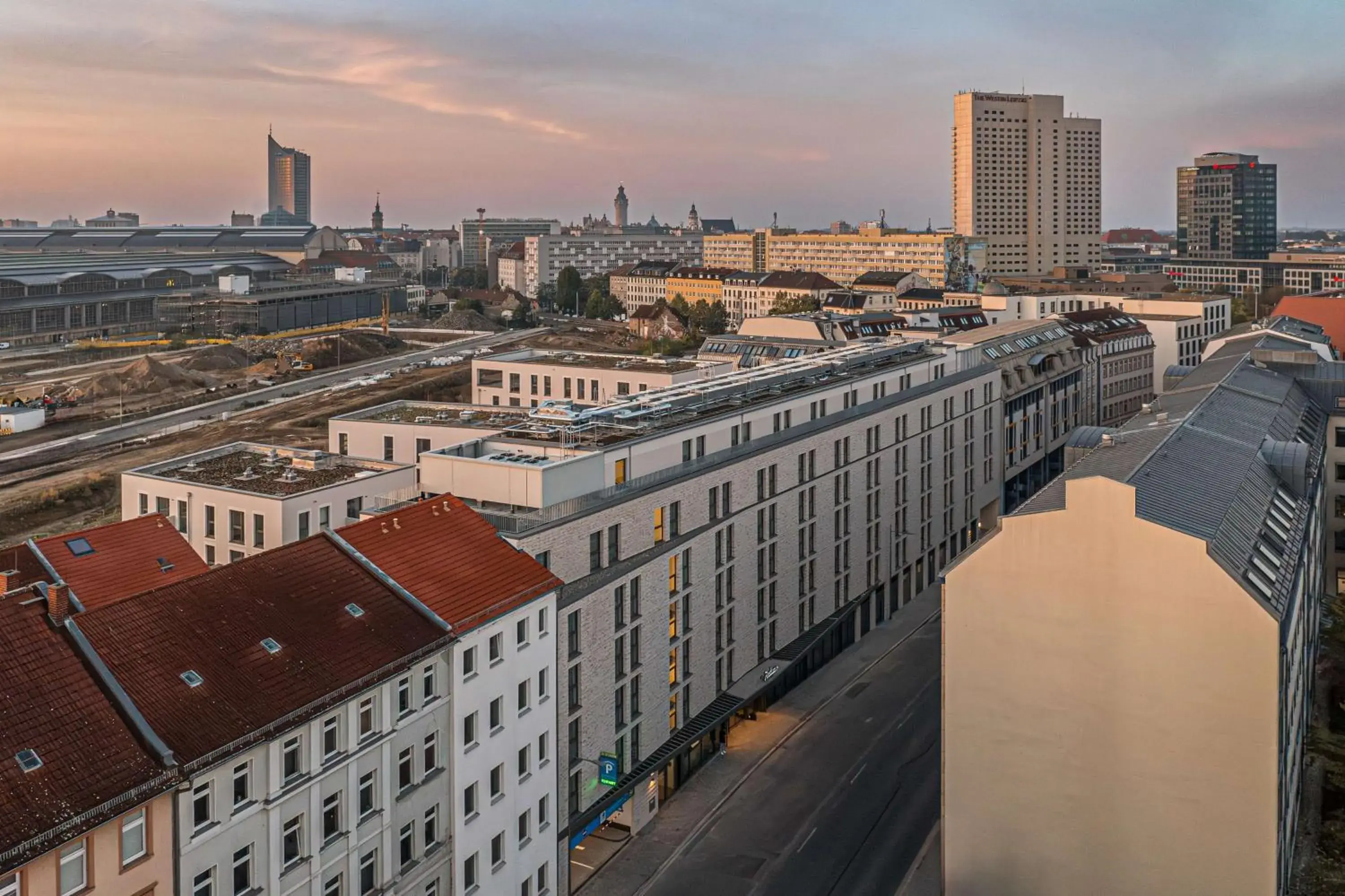 Property building in Radisson Hotel Leipzig Property building in Radisson Hotel Leipzig