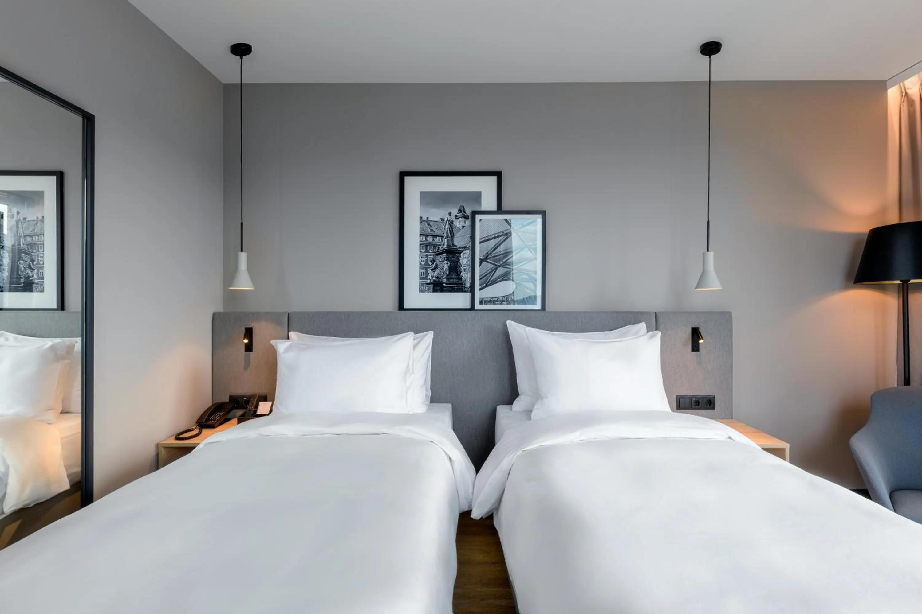 Bed in Radisson Hotel Leipzig