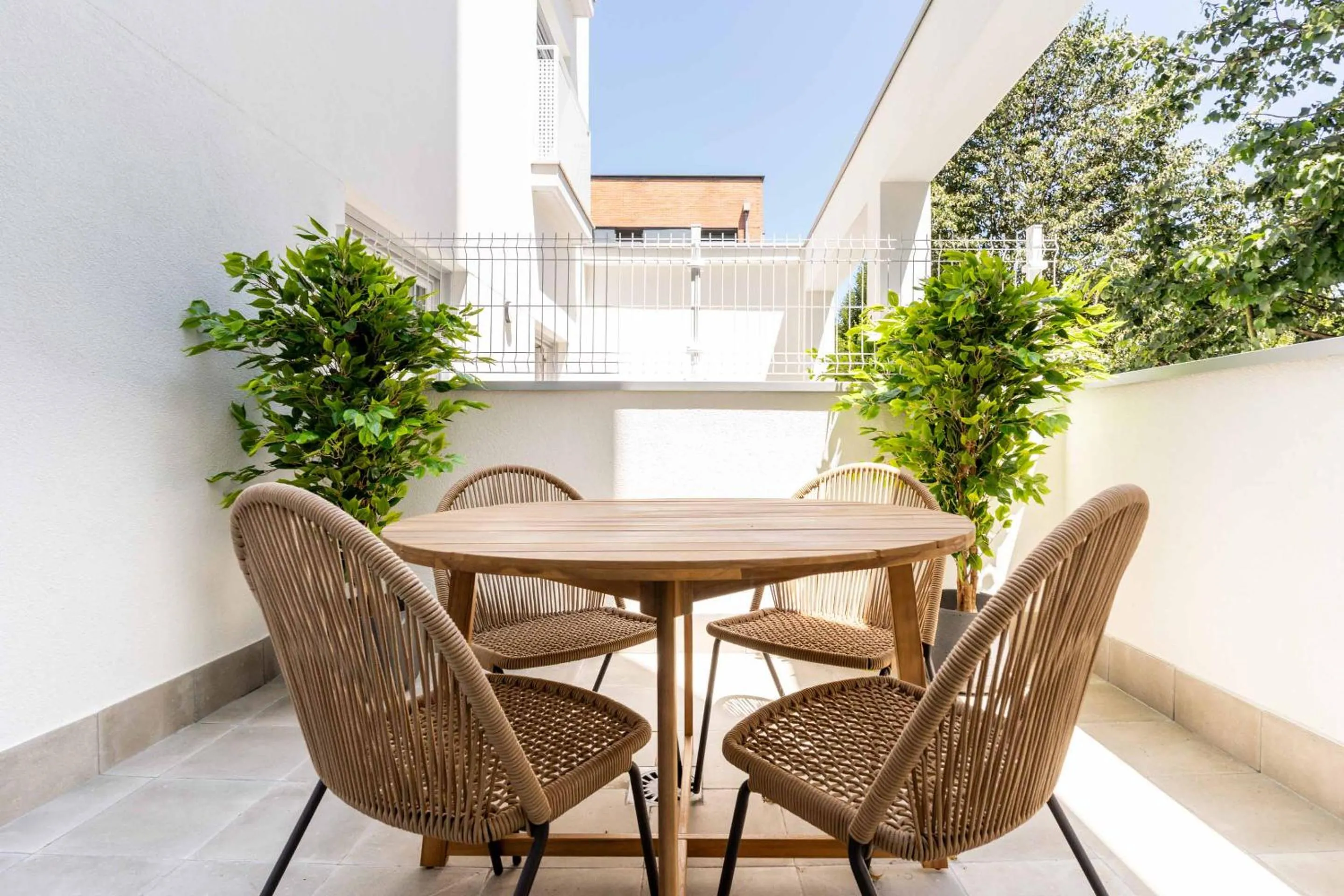 Patio in Limehome Oviedo Calle Postigo Bajo