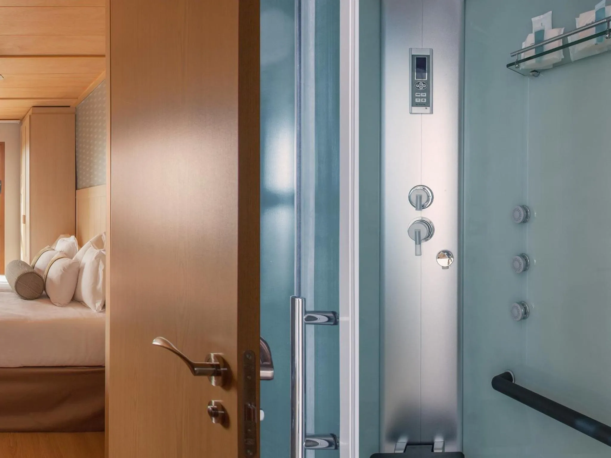 Bathroom, Bed in Magic Natura Resort