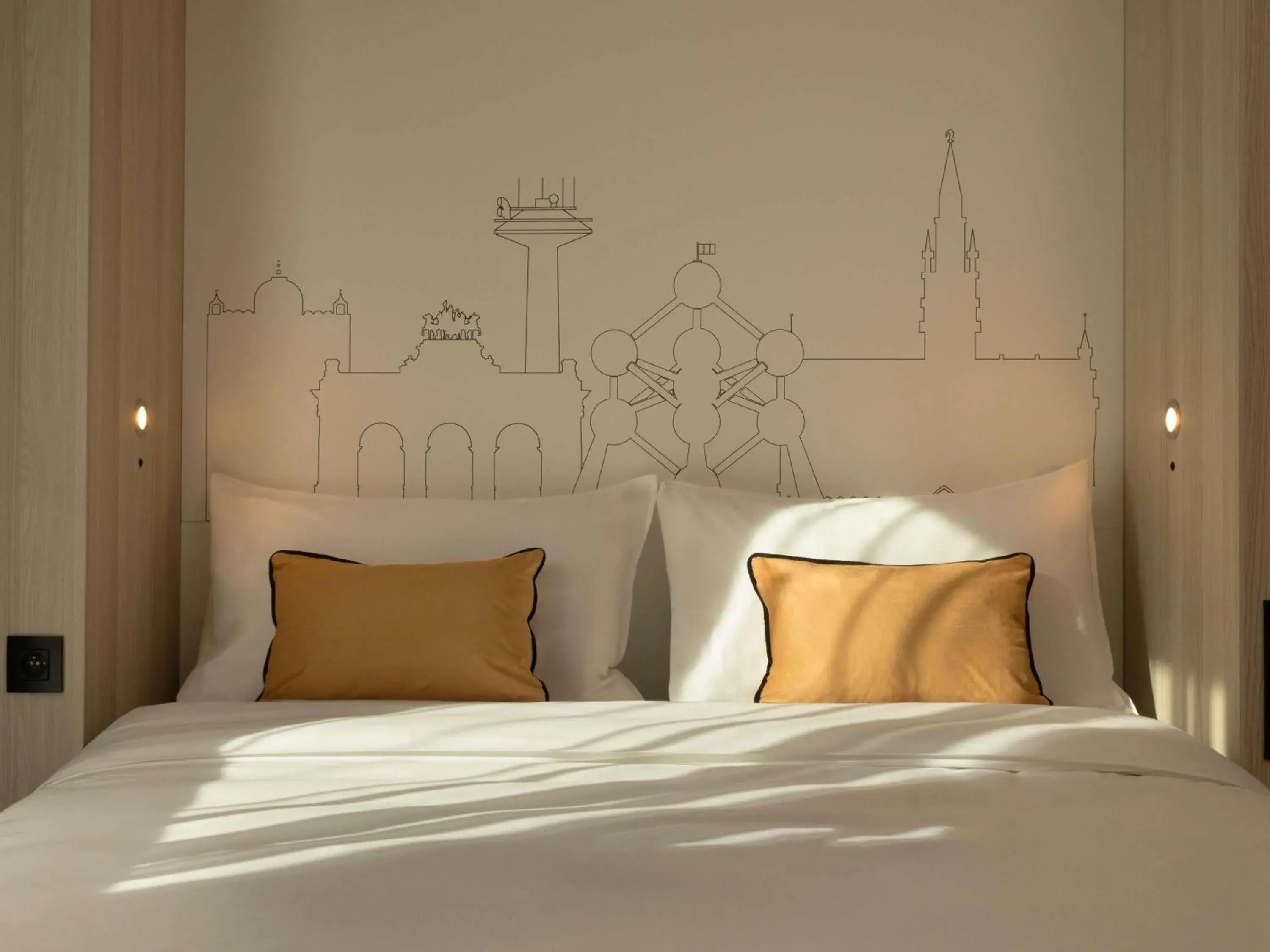 Bedroom, Bed in Aparthotel Adagio Access Brussels Airport Bedroom, Bed in Aparthotel Adagio Access Brussels Airport