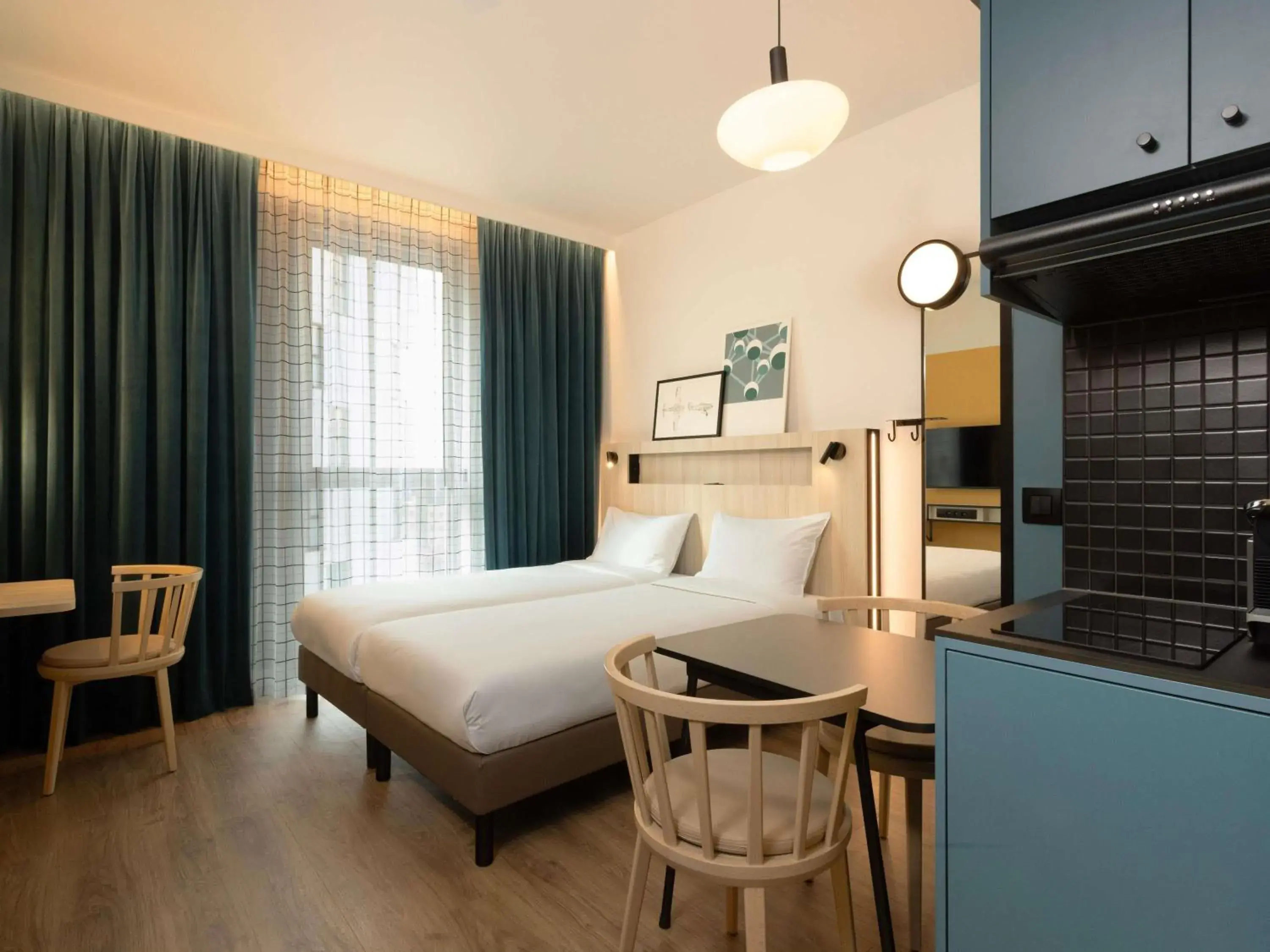 Bedroom, Bed in Aparthotel Adagio Access Brussels Airport Bedroom, Bed in Aparthotel Adagio Access Brussels Airport