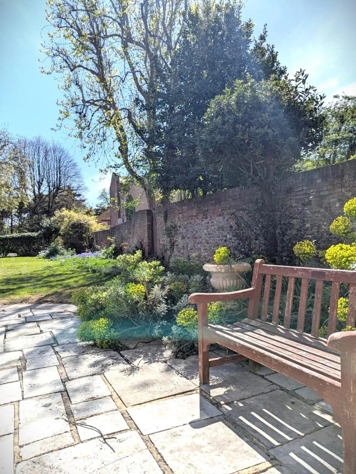 Garden in East Pallant Bed and Breakfast, Located in Large Georgian Townhouse in Central Chichester