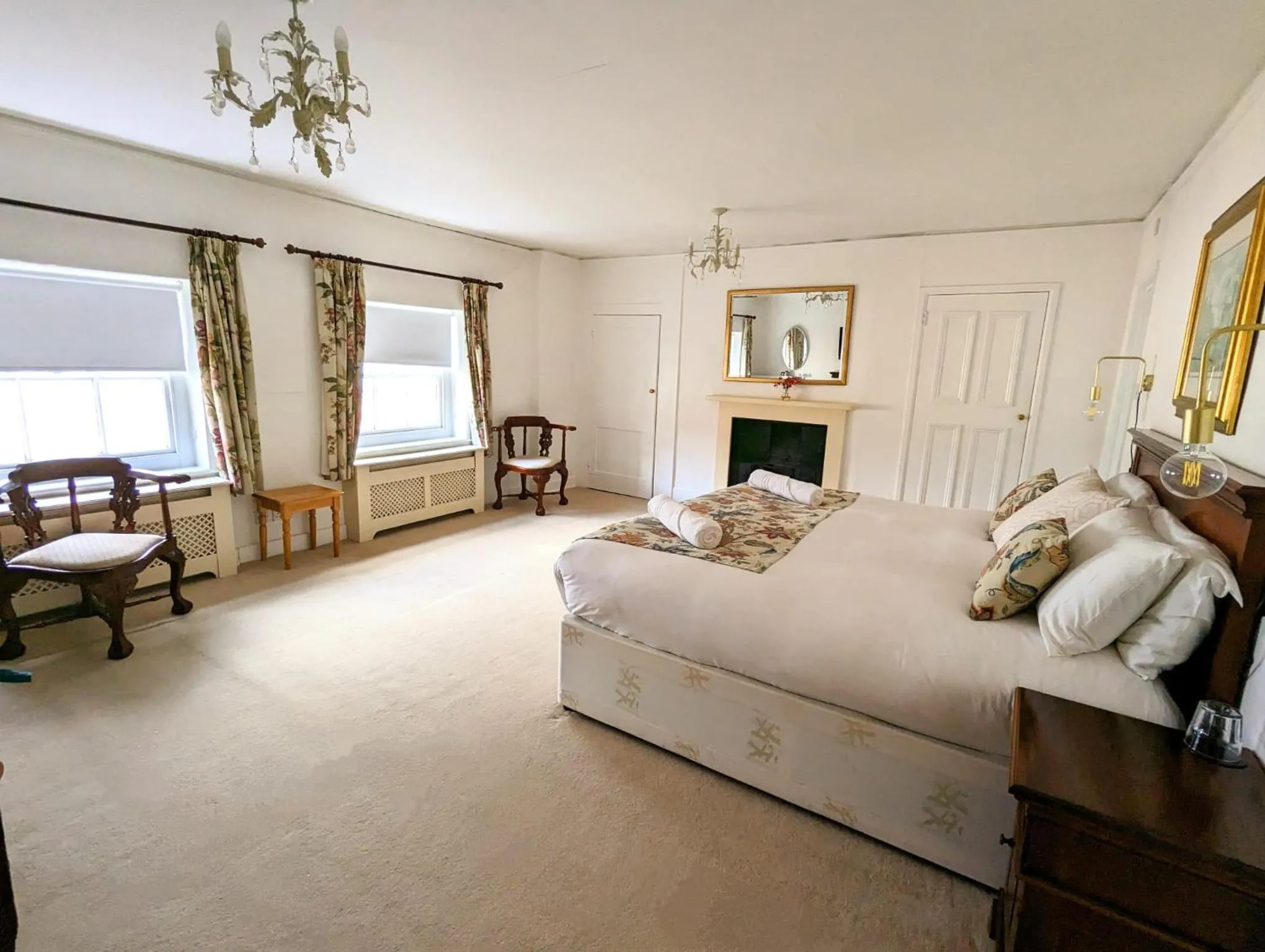 Bed in East Pallant Bed and Breakfast, Located in Large Georgian Townhouse in Central Chichester