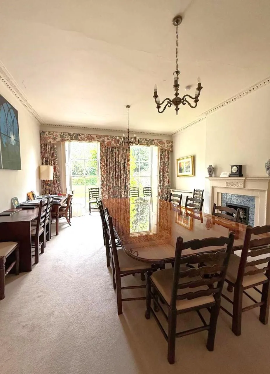Dining area in East Pallant Bed and Breakfast, Located in Large Georgian Townhouse in Central Chichester