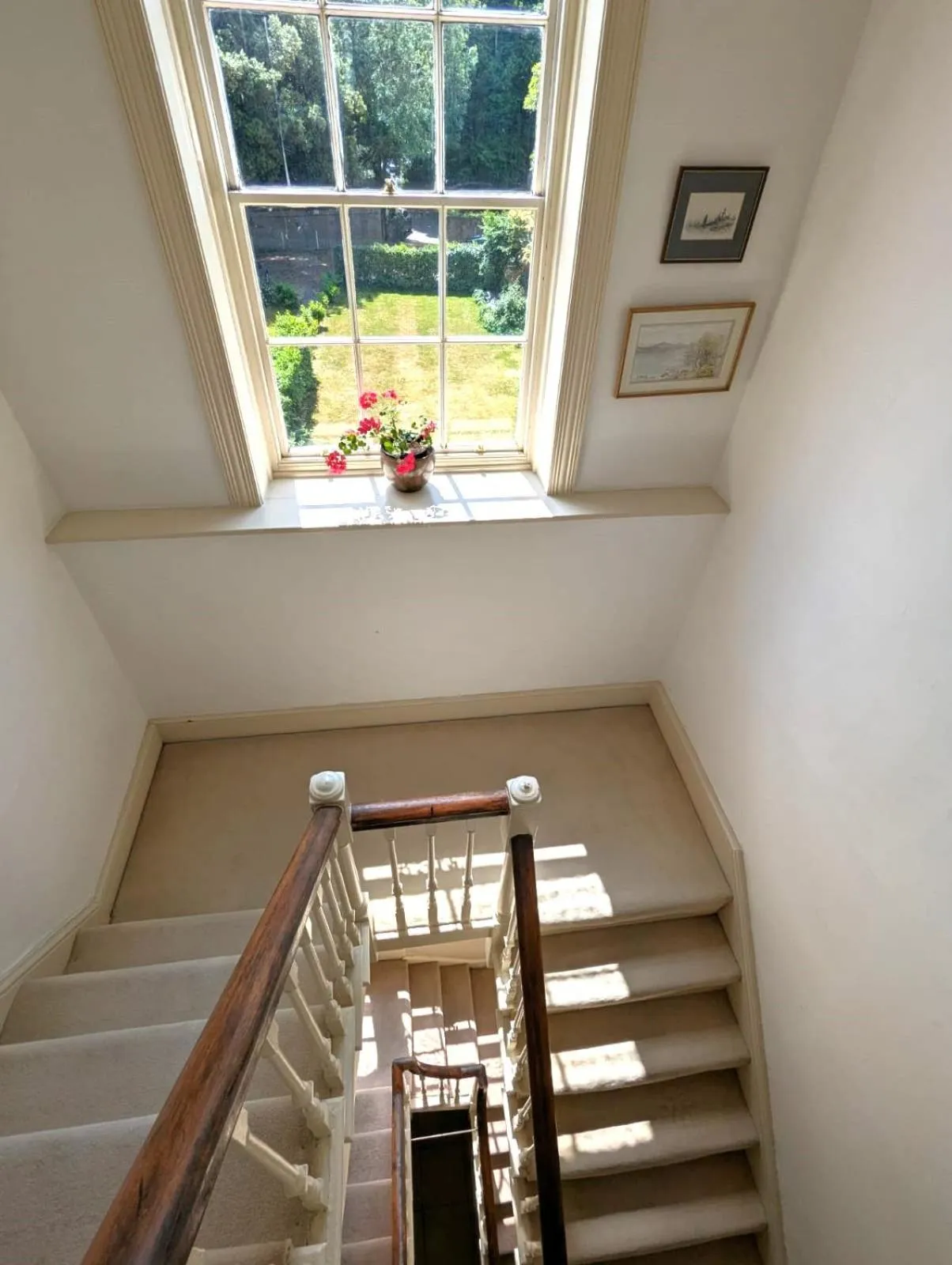 Garden view in East Pallant Bed and Breakfast, Located in Large Georgian Townhouse in Central Chichester