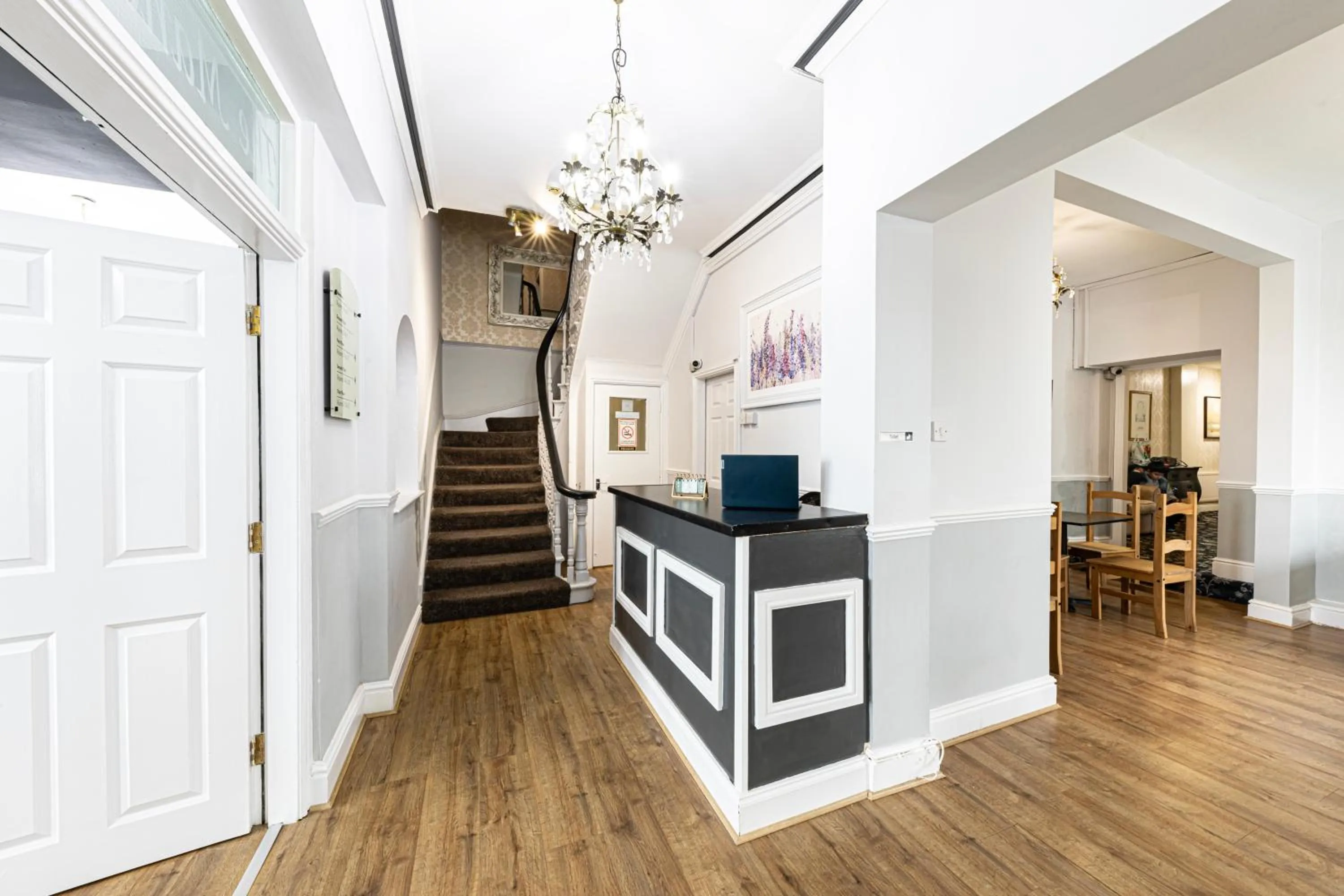 Lobby or reception in The Manor Hotel