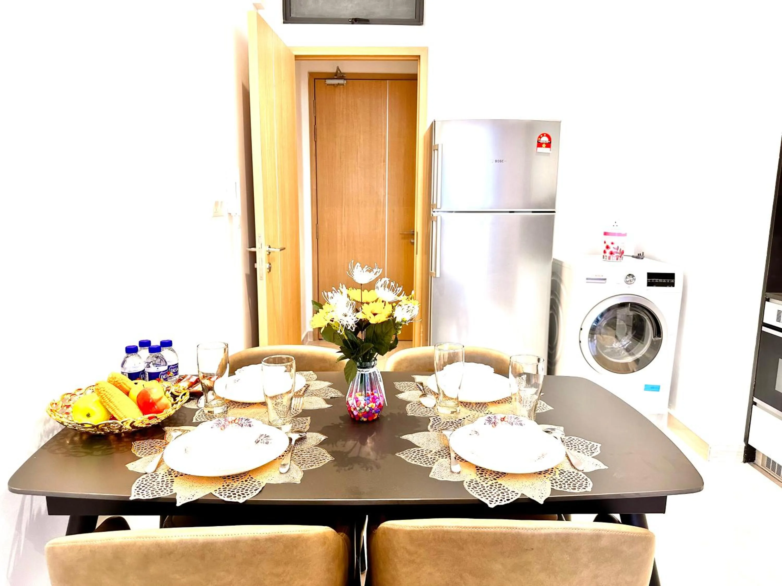 Kitchen or kitchenette in The Luxe Colony KLCC By AZHA