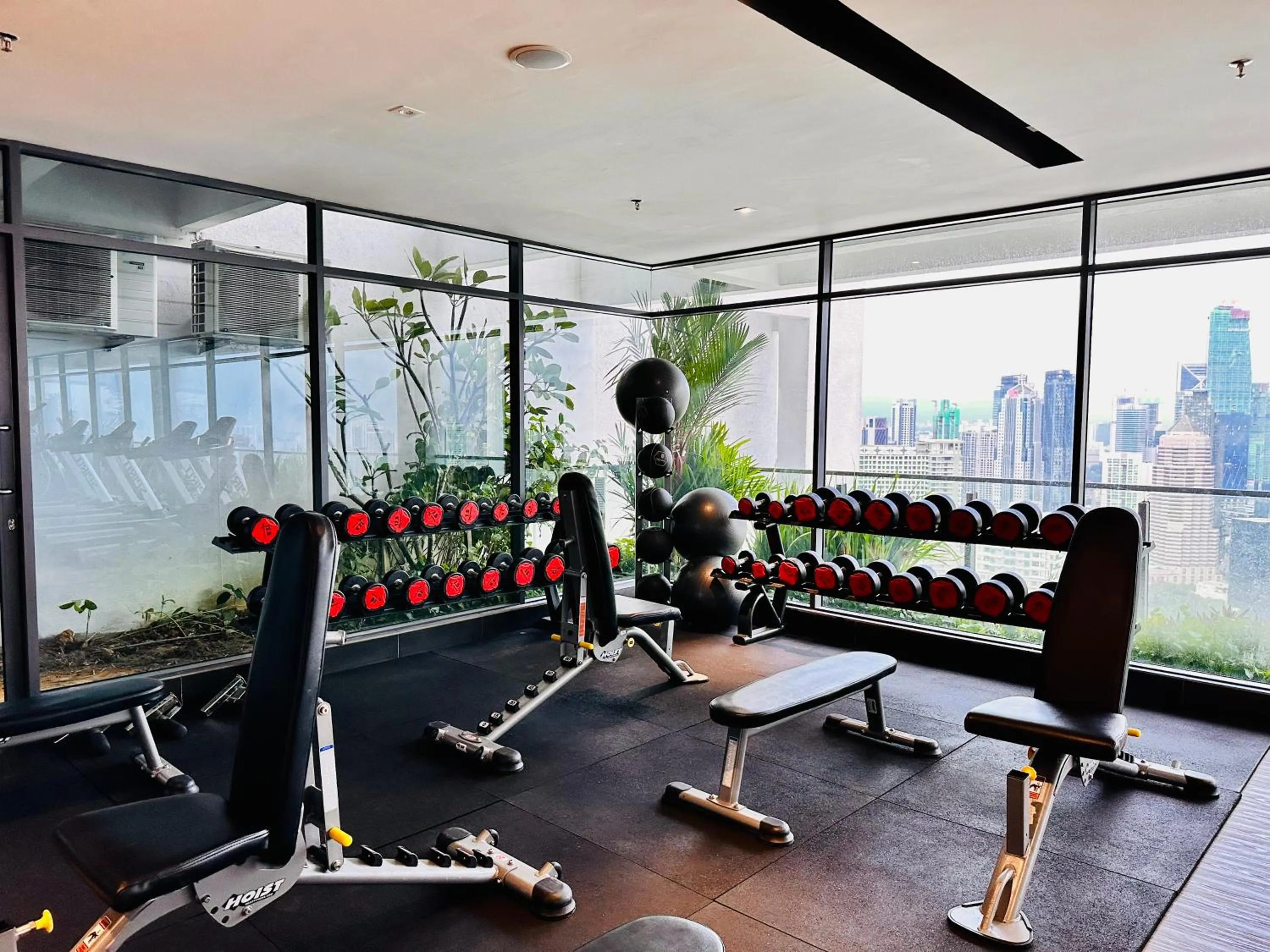 Fitness centre/facilities in The Luxe Colony KLCC By AZHA