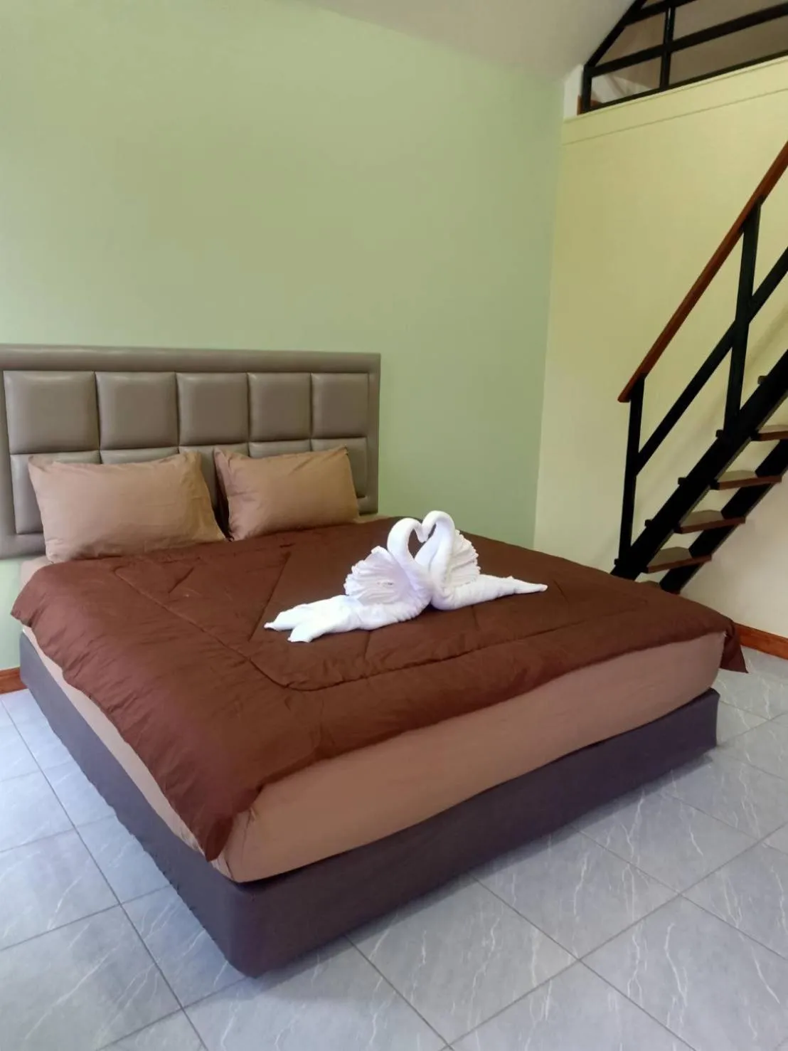 Bed in Khumkatang Resort & Restaurant