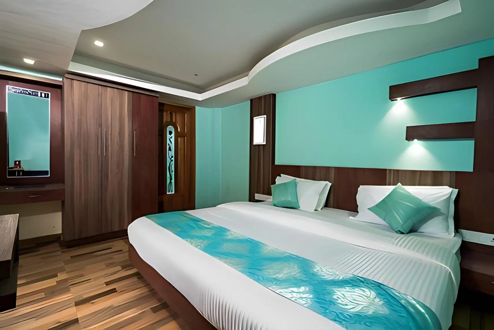 Bed in Greenland Residency
