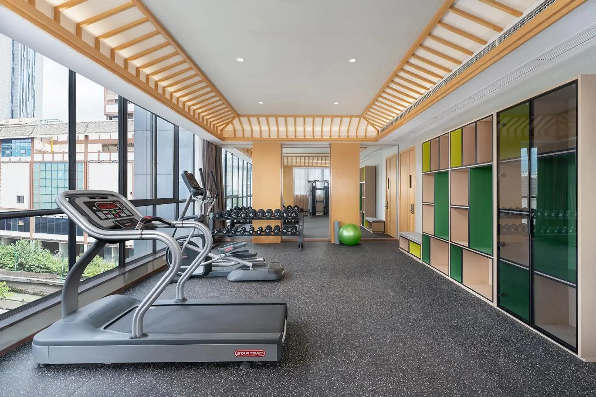 Fitness centre/facilities in Holiday Inn Dujiangyan Ancient Town by IHG Fitness centre/facilities in Holiday Inn Dujiangyan Ancient Town by IHG