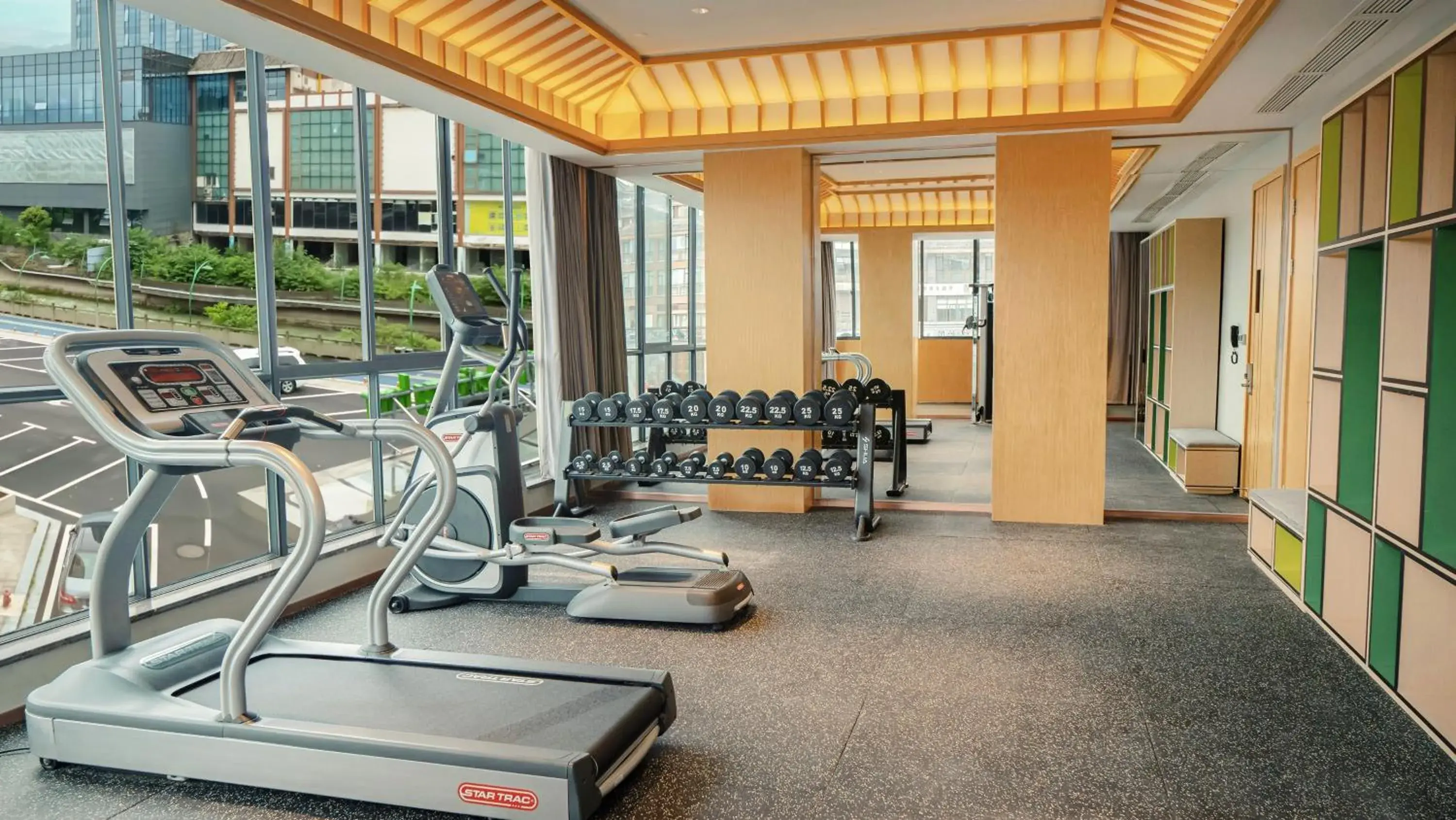 Fitness centre/facilities in Holiday Inn Dujiangyan Ancient Town by IHG Fitness centre/facilities in Holiday Inn Dujiangyan Ancient Town by IHG