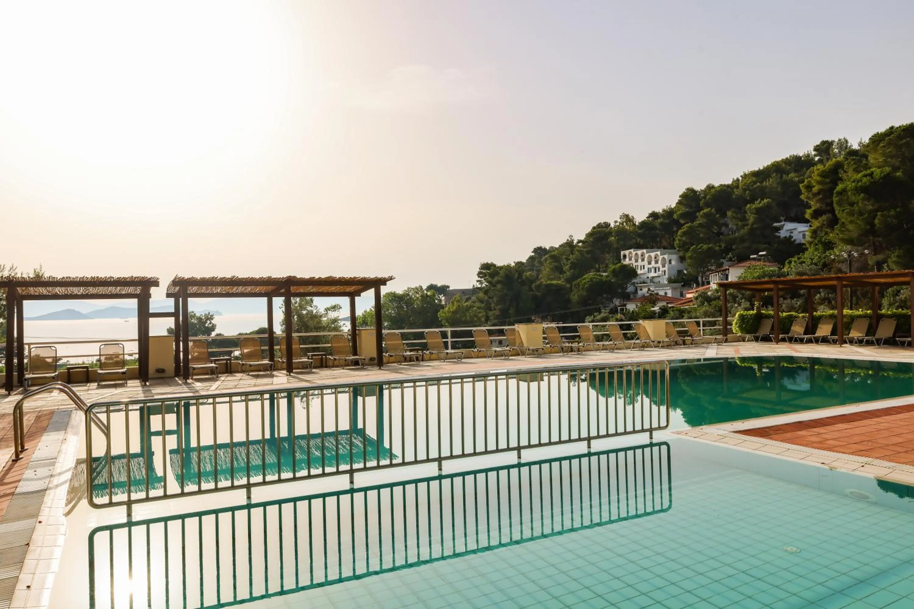 Pool view in Kanapitsa Mare Hotel