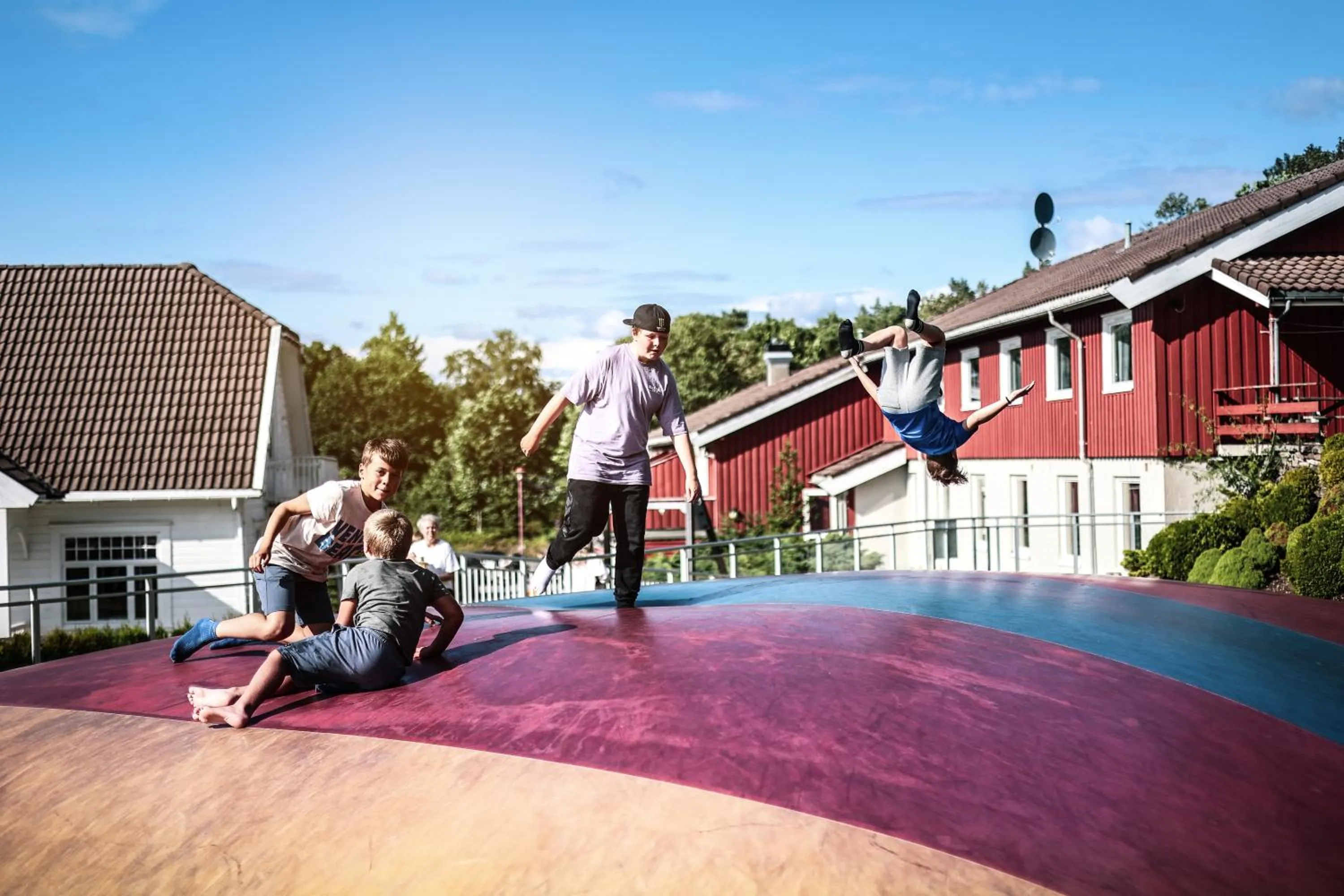 Children play ground in Kristiansand Feriesenter