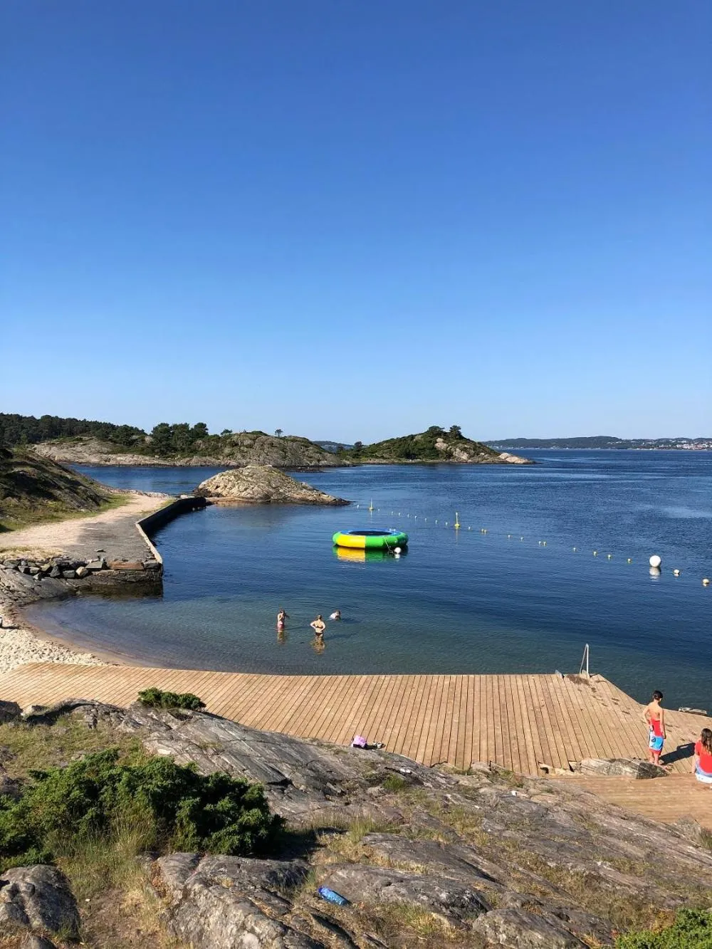 Beach in Kristiansand Feriesenter