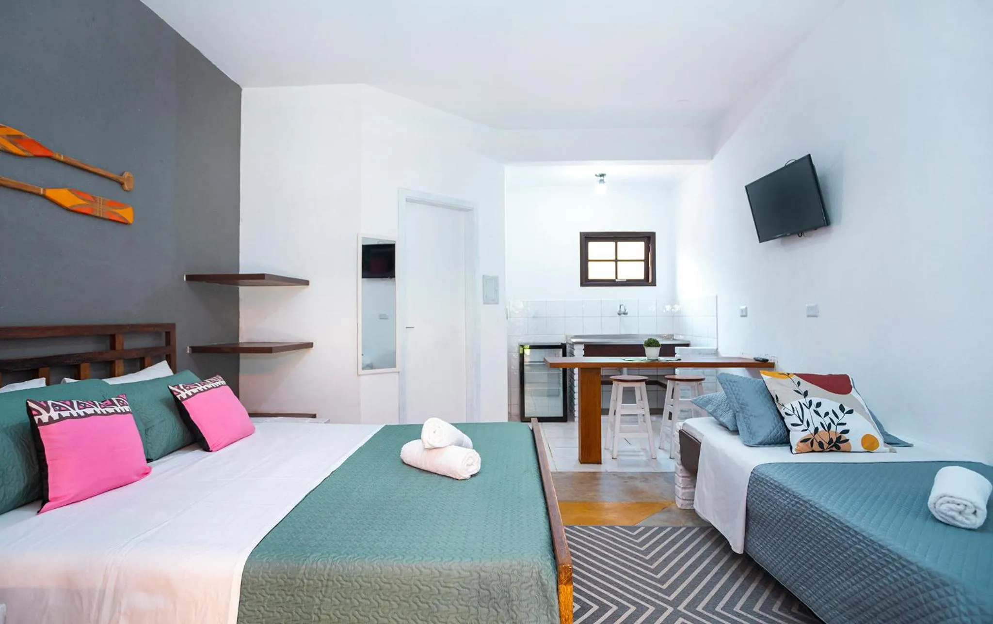 Bedroom, Bed in Pousada Aysú Maresias