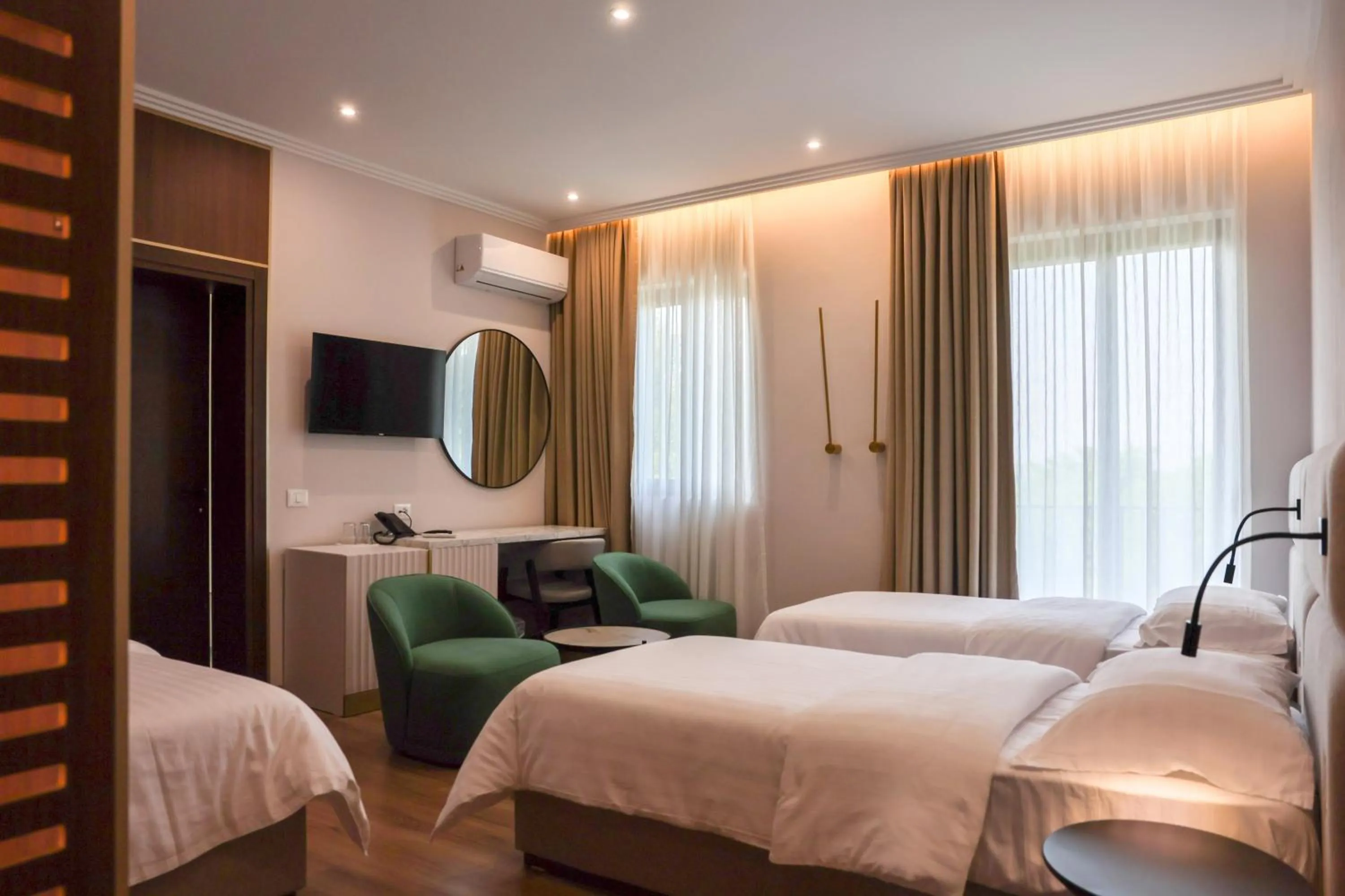 Bed in Gardenland Resort