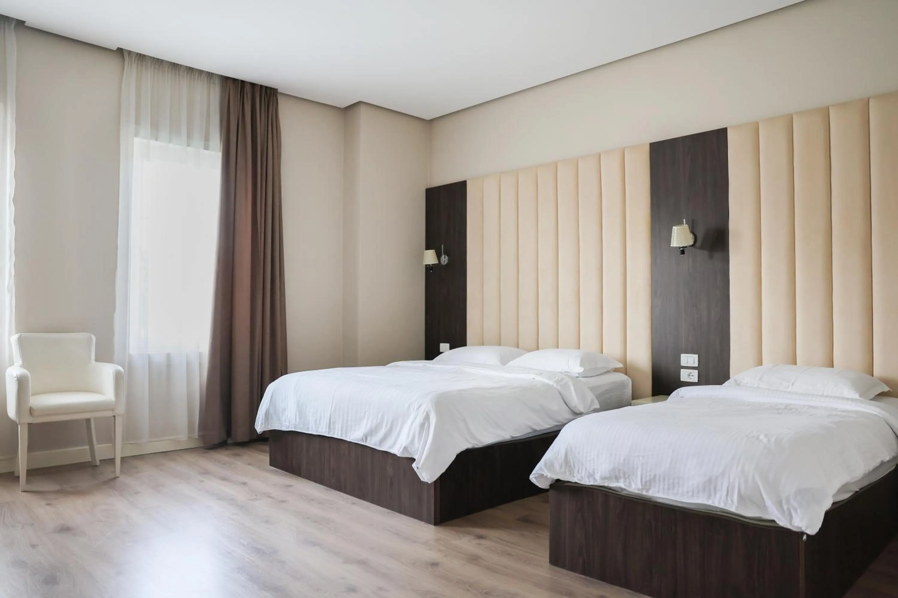 Bed in Gardenland Resort