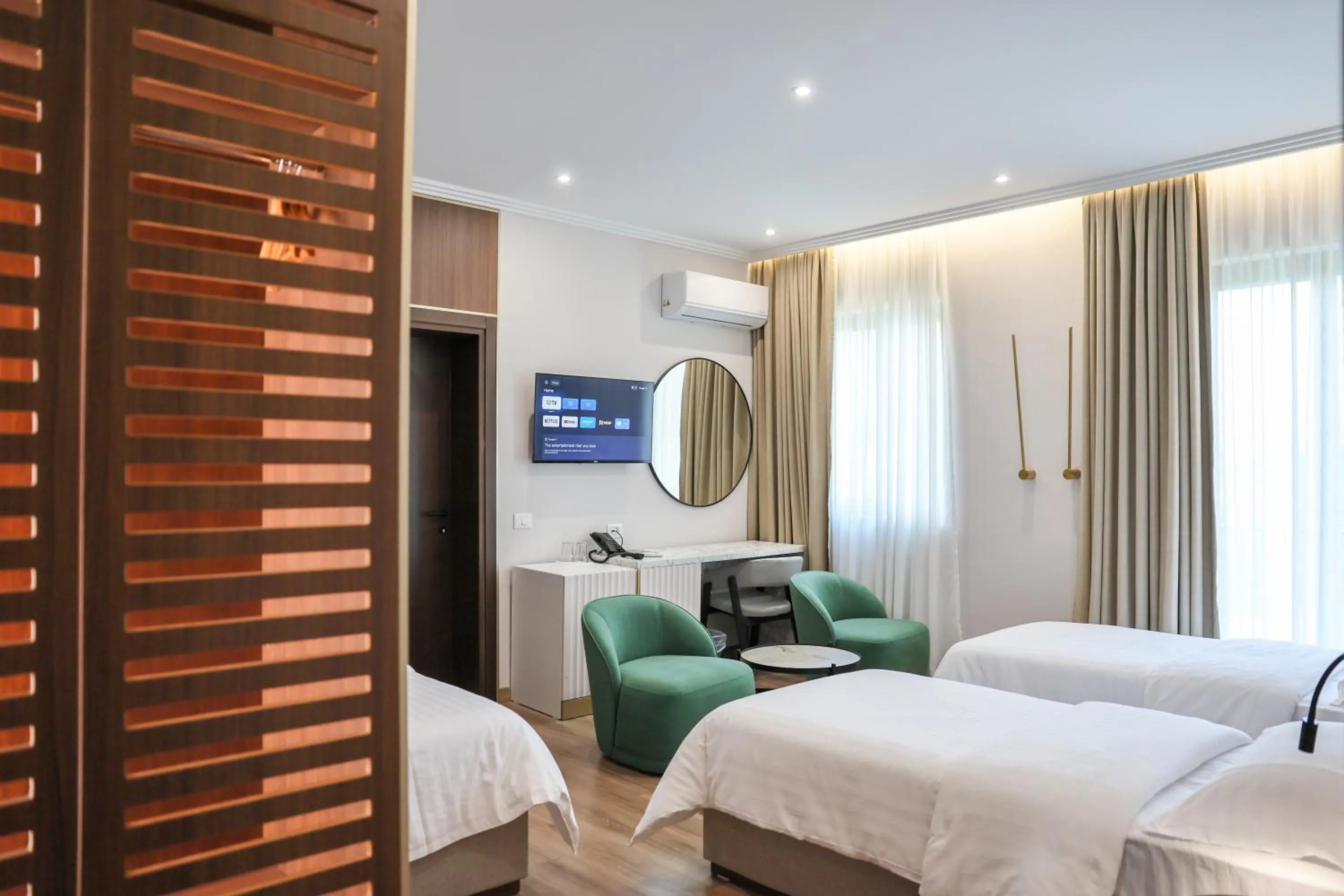 Bed in Gardenland Resort