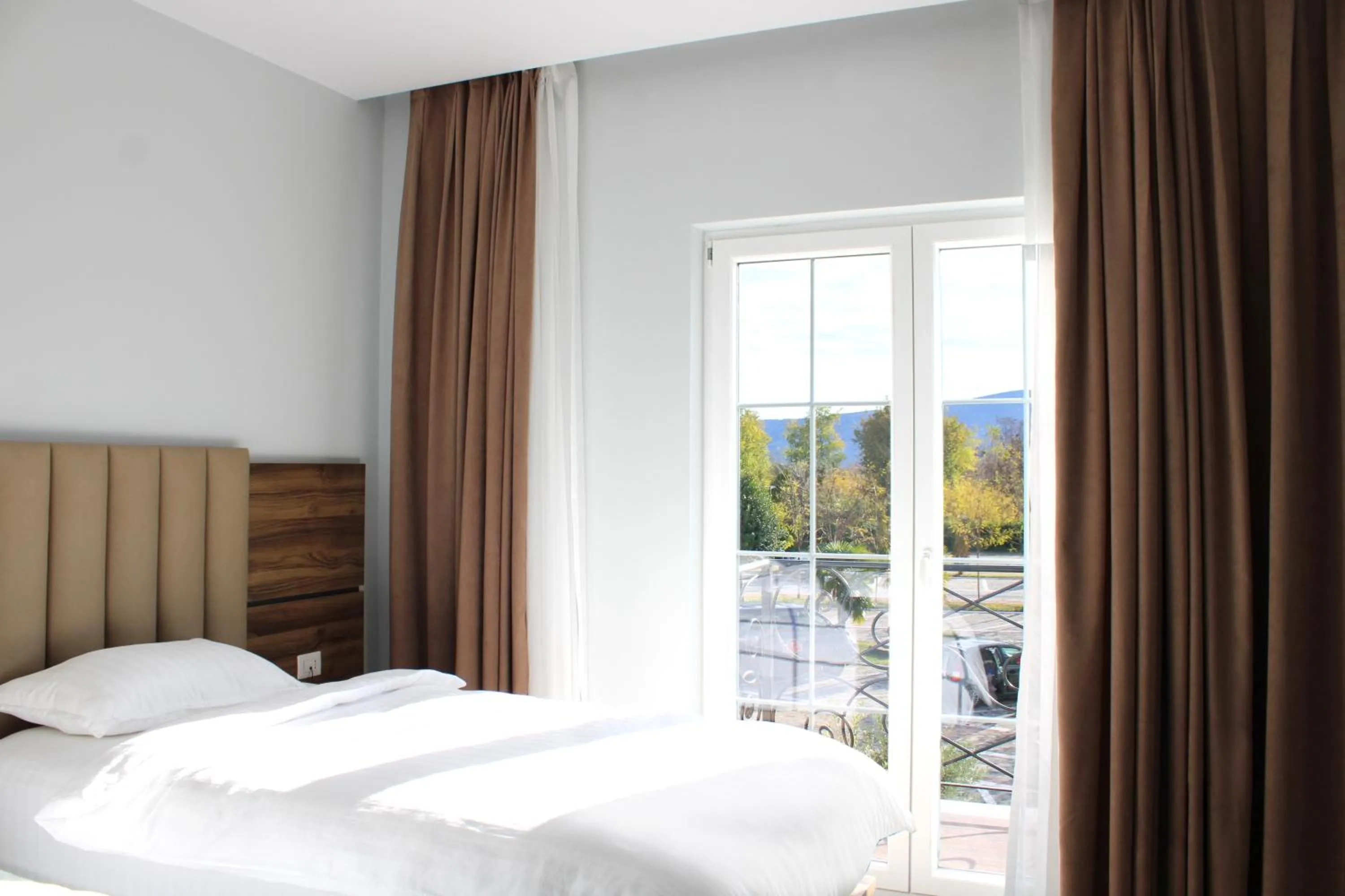 Bed in Gardenland Resort