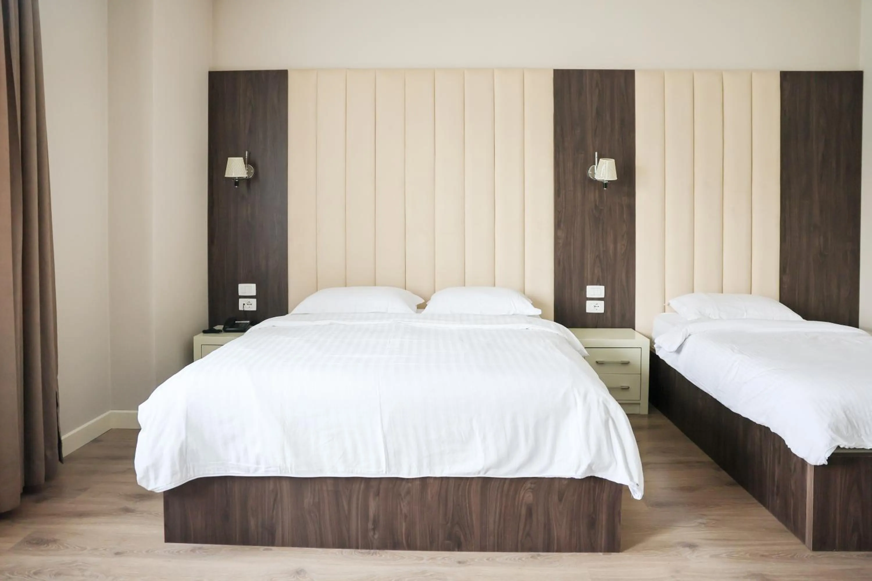 Bed in Gardenland Resort