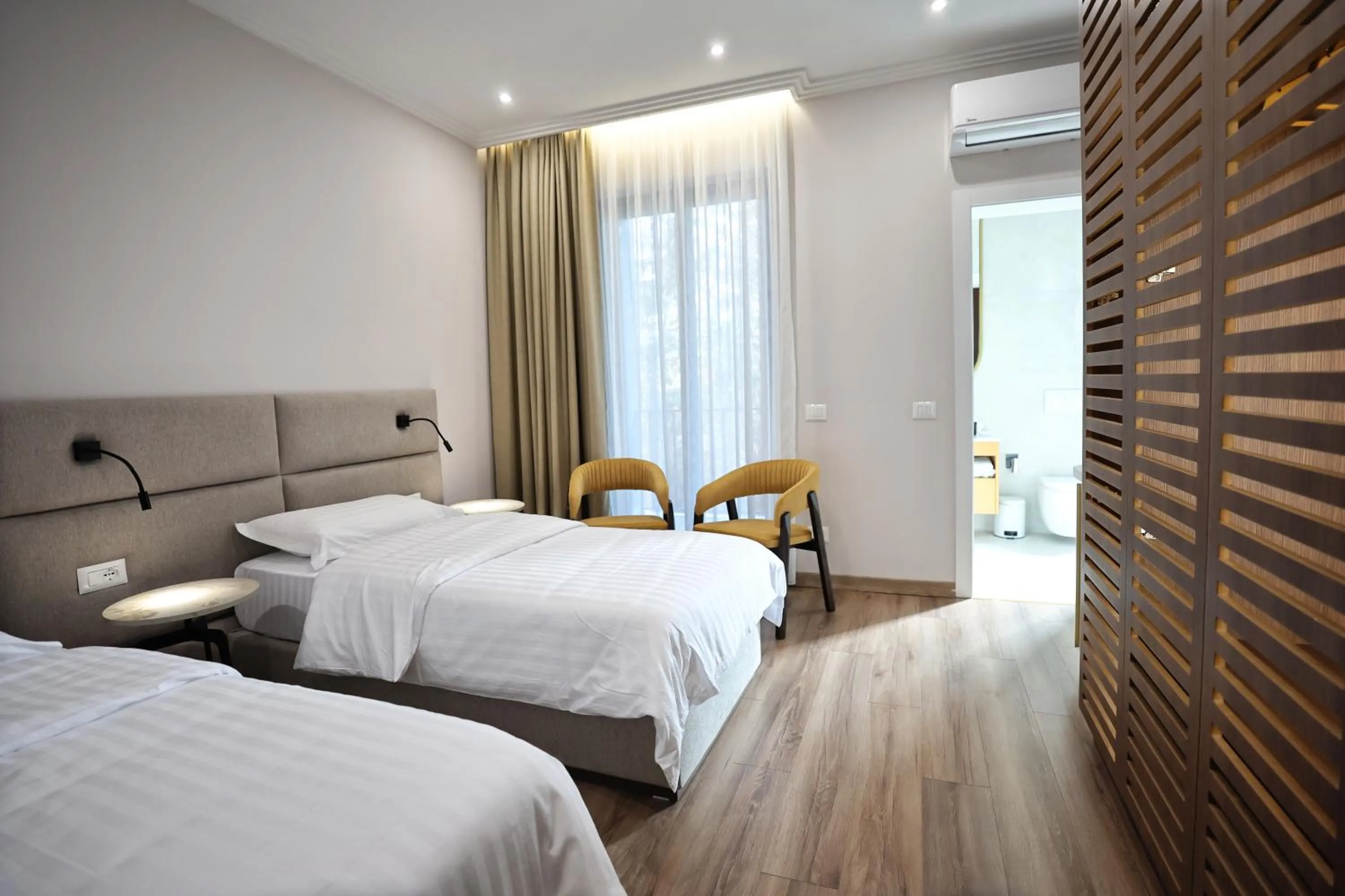 Bed in Gardenland Resort