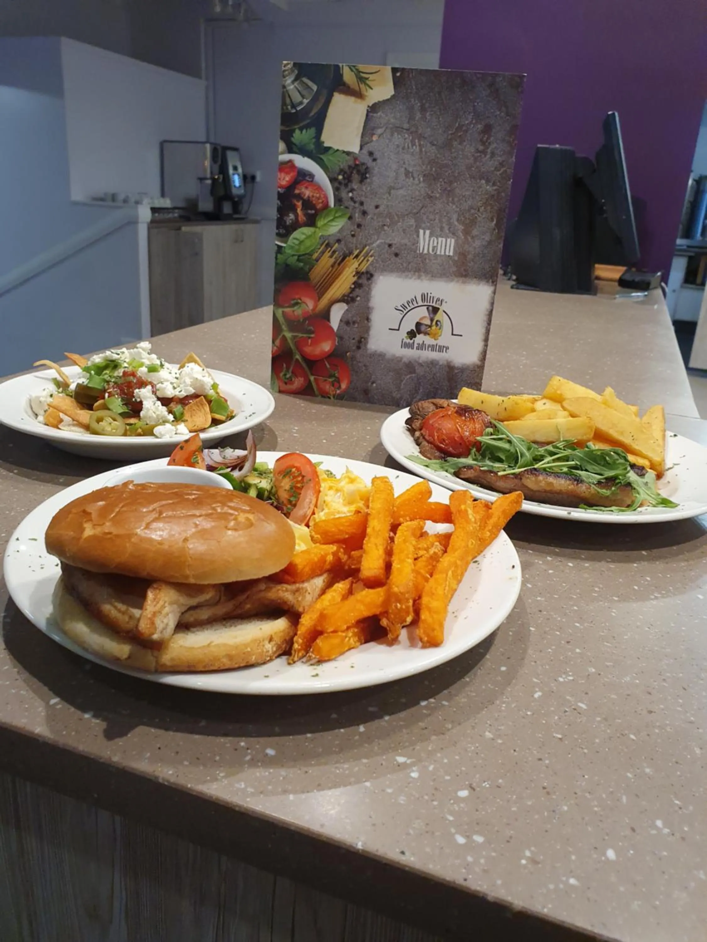 Food close-up in Kegworth Hotel East Midlands Airport