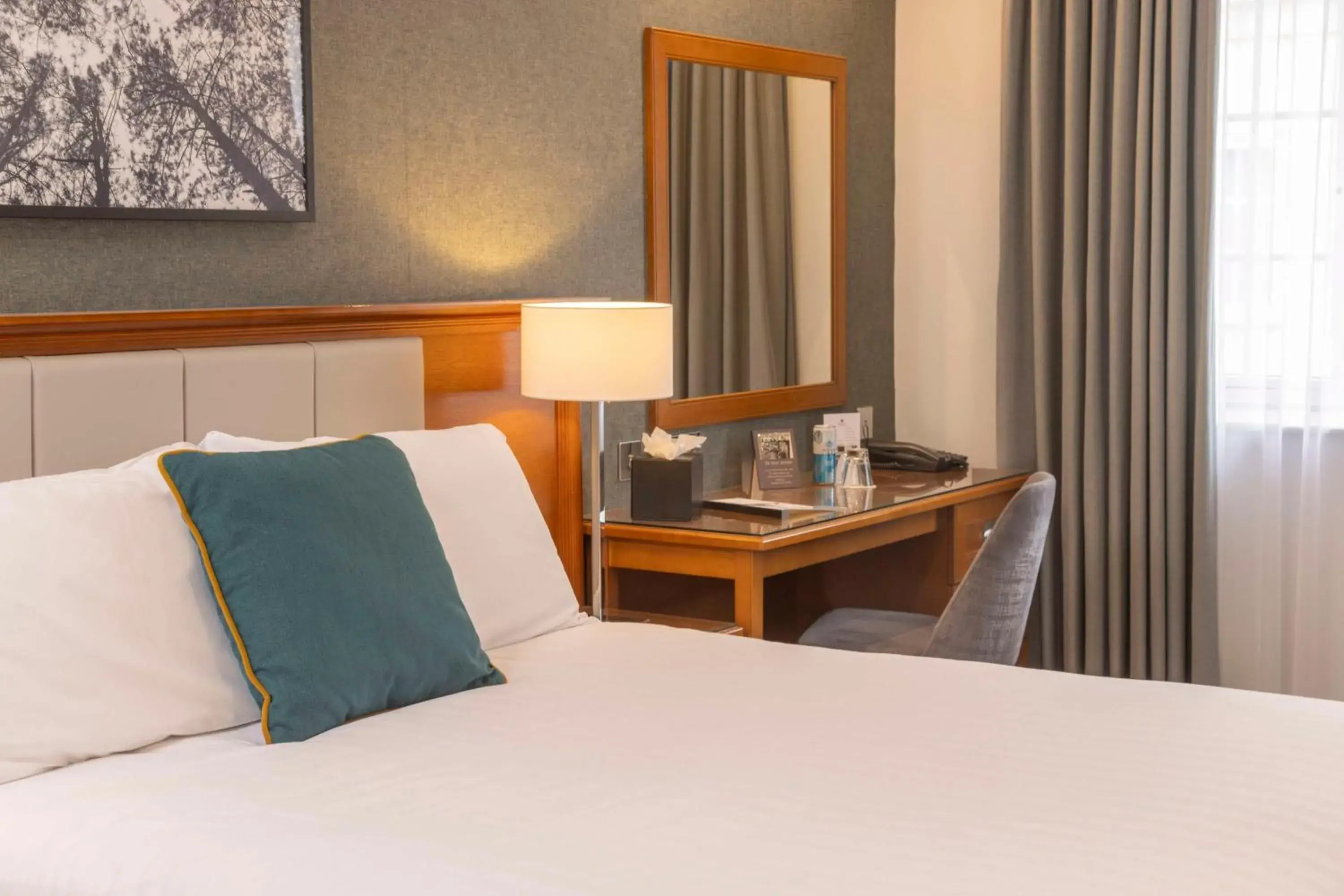 Bedroom, Bed in Crowne Plaza East Midlands Airport by IHG Bedroom, Bed in Crowne Plaza East Midlands Airport by IHG