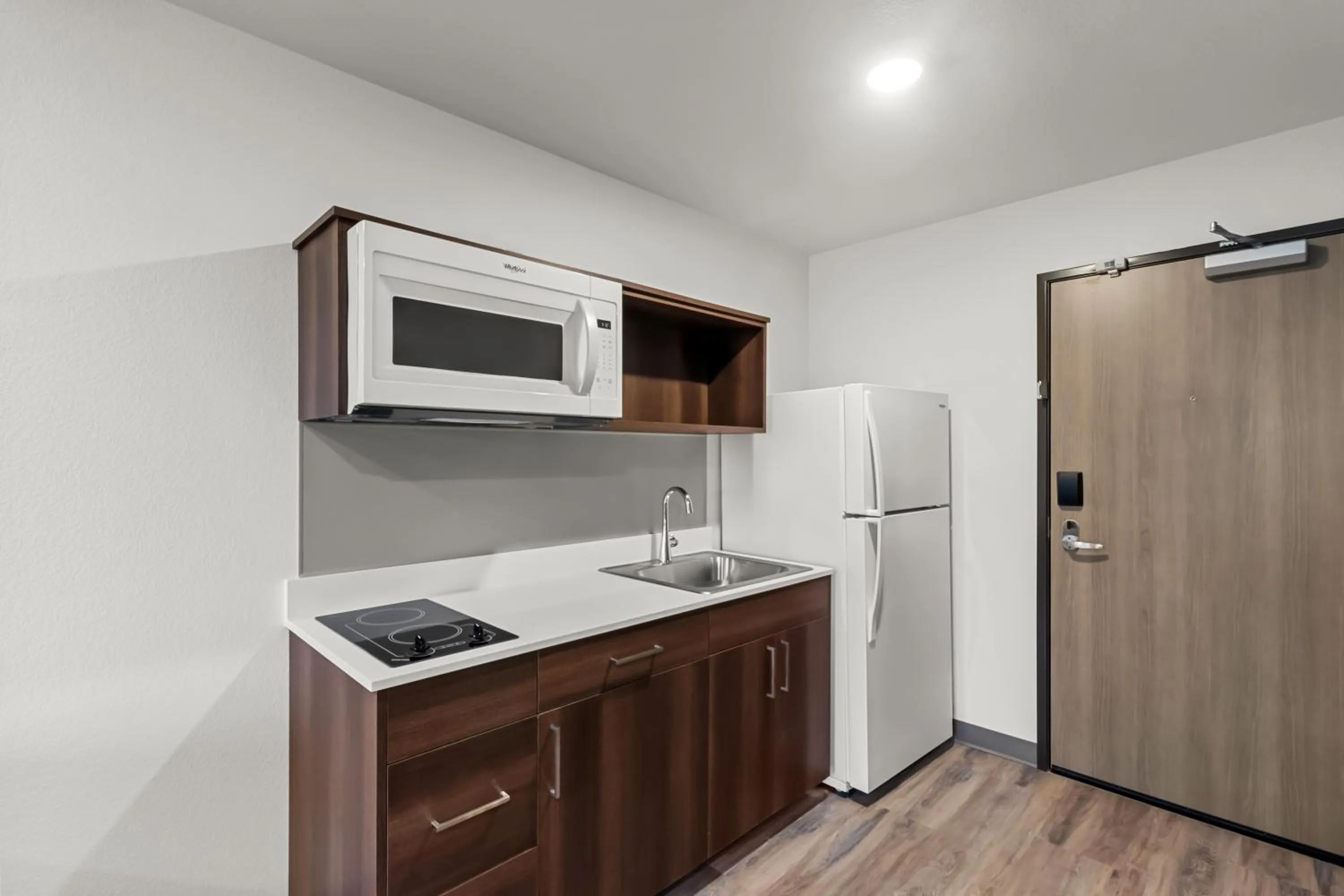 kitchen in WoodSpring Suites Beaverton - Portland West