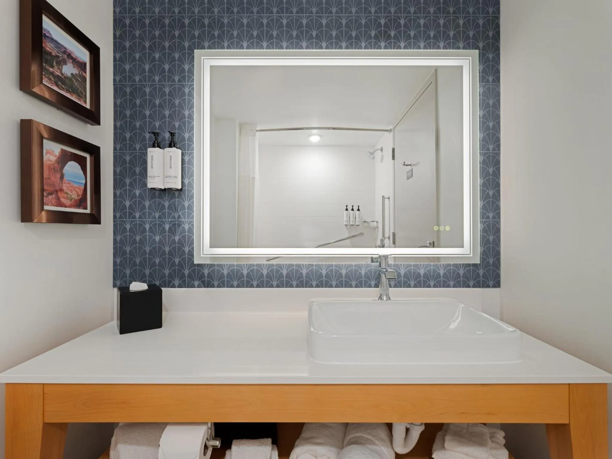 Bathroom in voco Moab by IHG