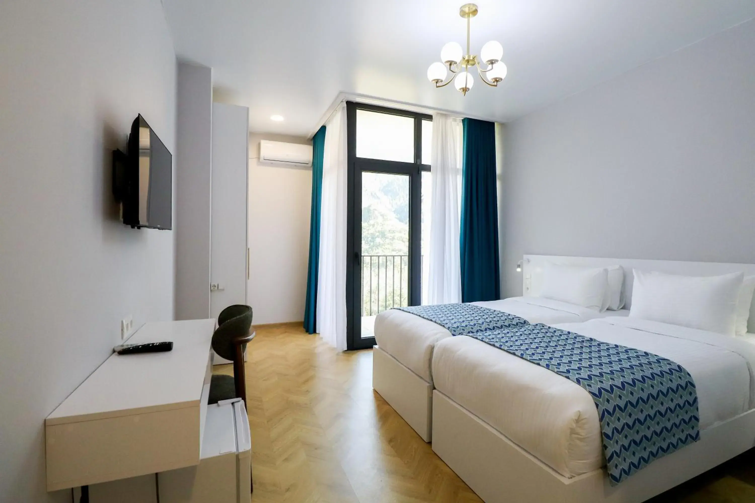 Standard Double or Twin Room with Balcony in Emerald Borjomi Hotel Standard Double or Twin Room with Balcony in Emerald Borjomi Hotel