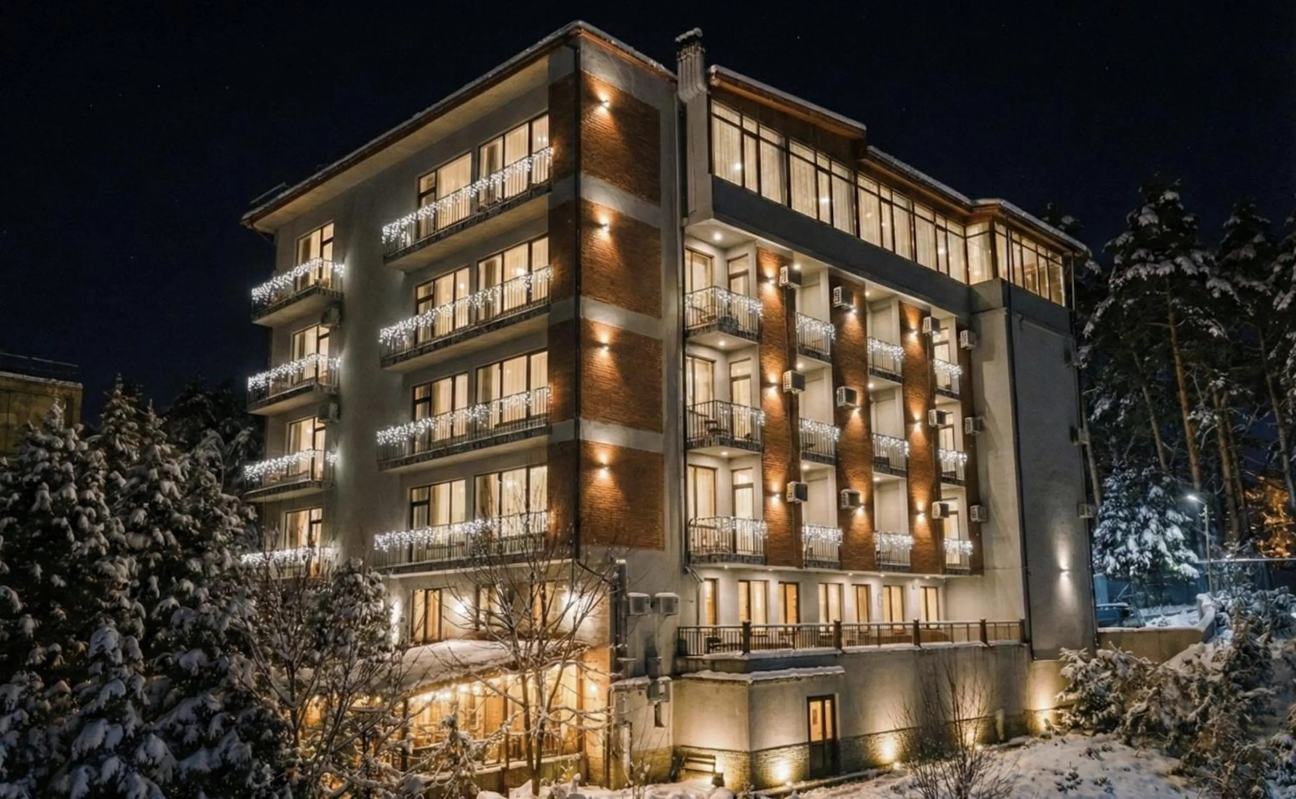 Property building in Emerald Borjomi Hotel