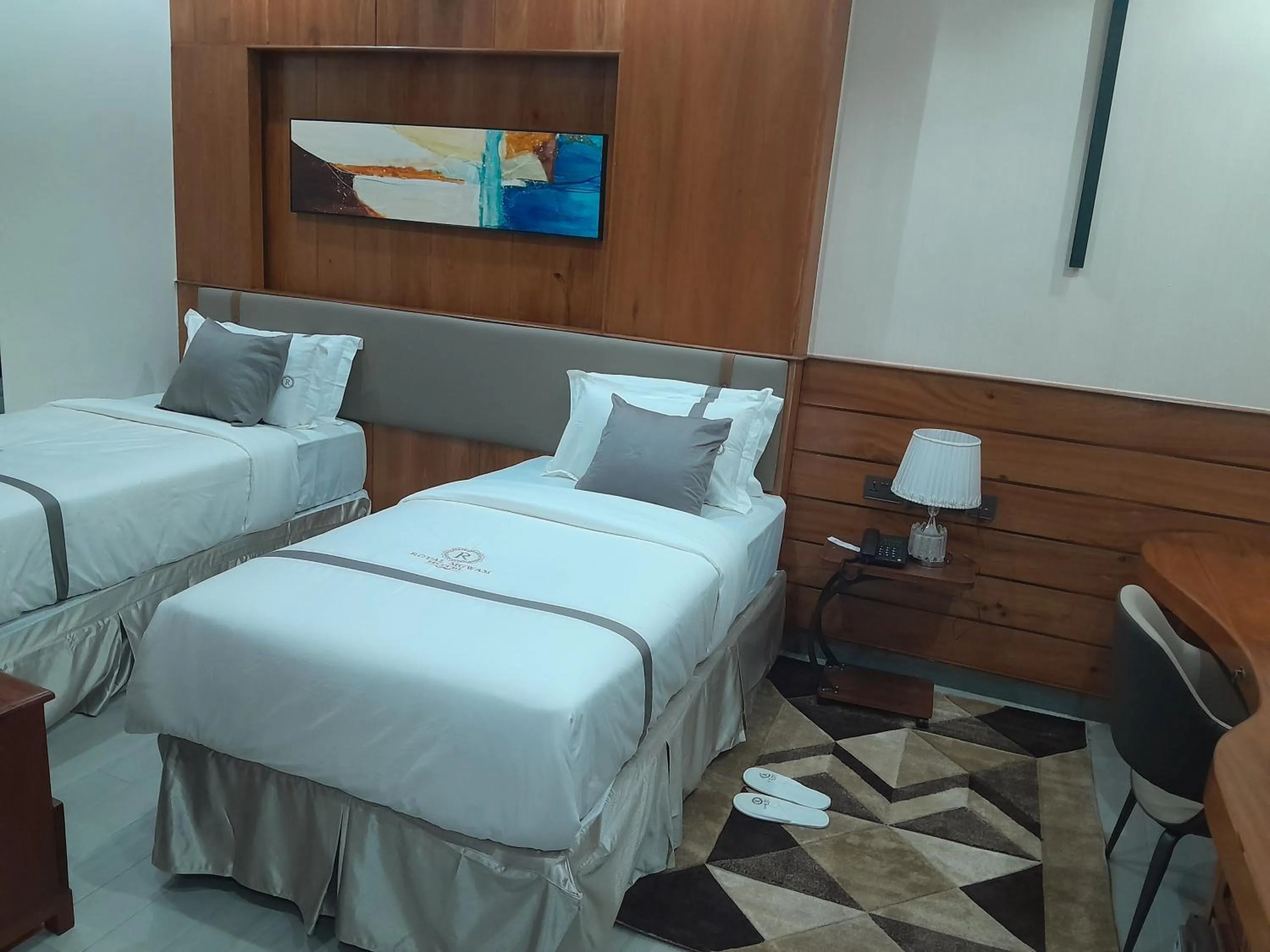 Bed in Royal Mgwasi Hotel