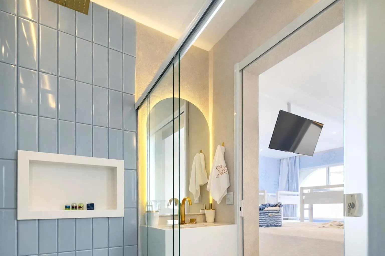 Bathroom in D'Blue Búzios Hotel Boutique