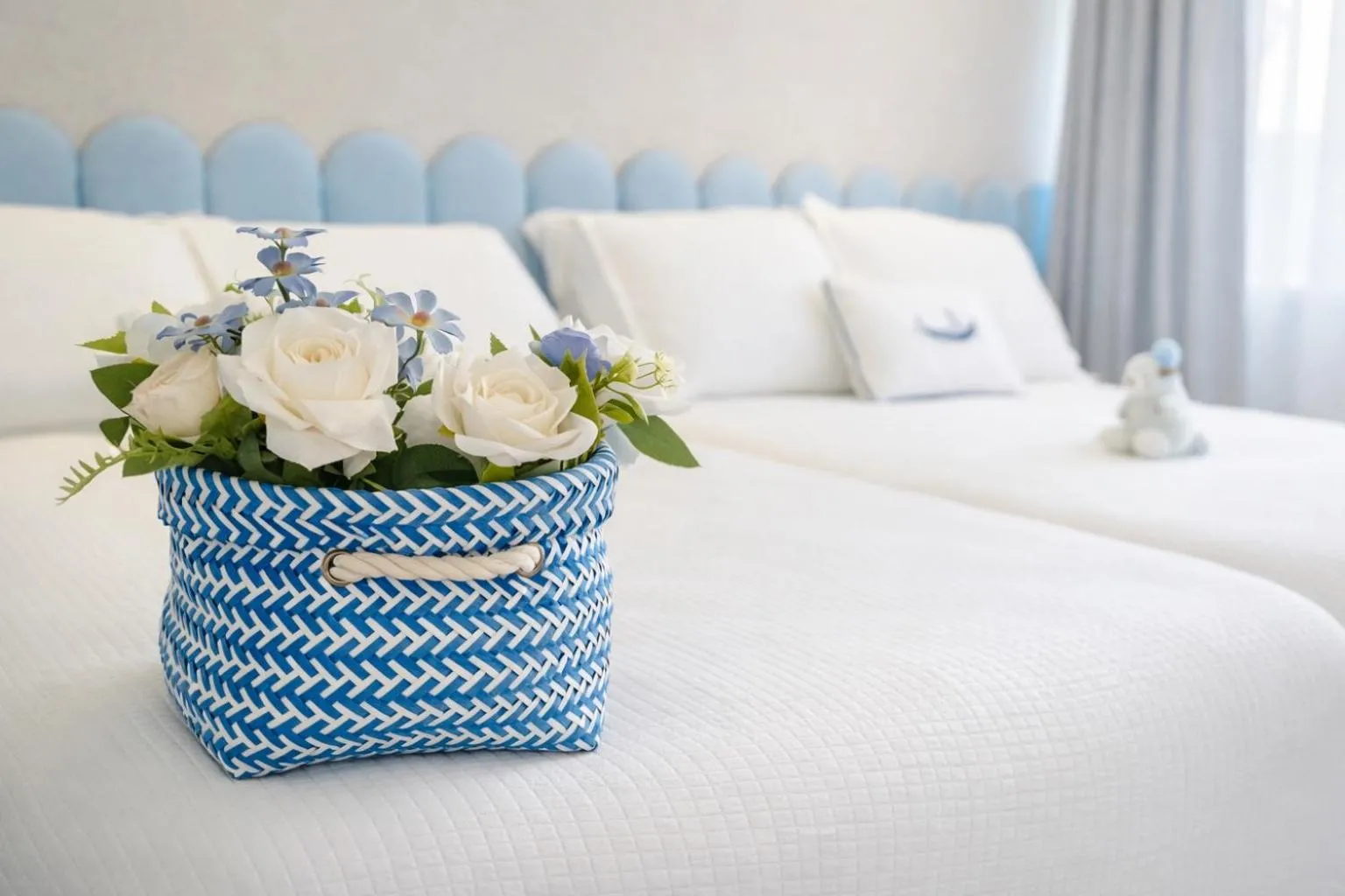 Bed in D'Blue Búzios Hotel Boutique