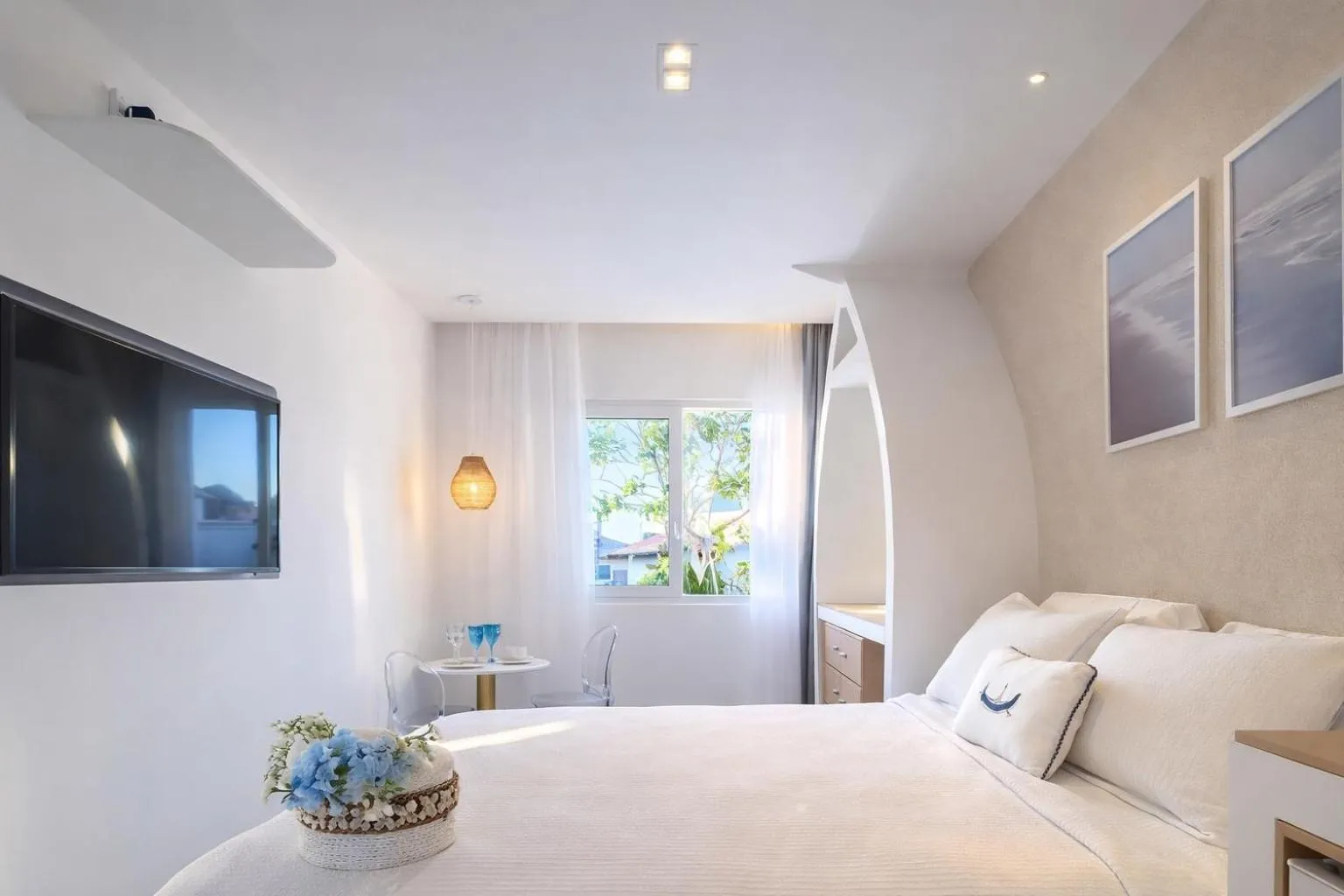 TV and multimedia, Bed in D'Blue Búzios Hotel Boutique