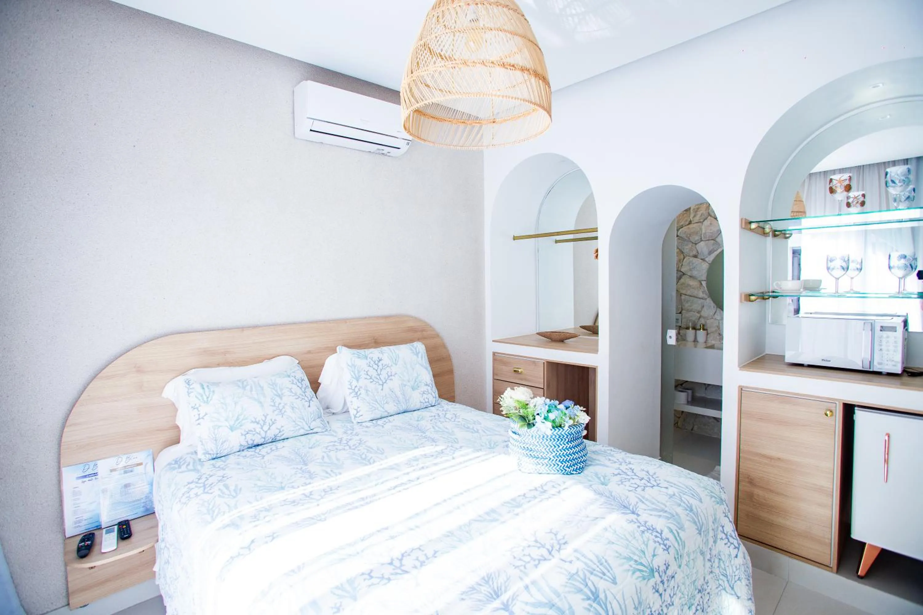 Bed in D'Blue Búzios Hotel Boutique