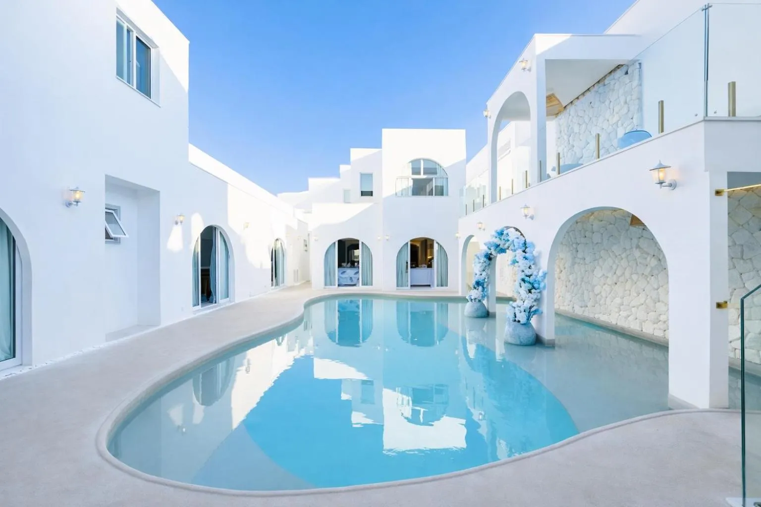 Pool view in D'Blue Búzios Hotel Boutique