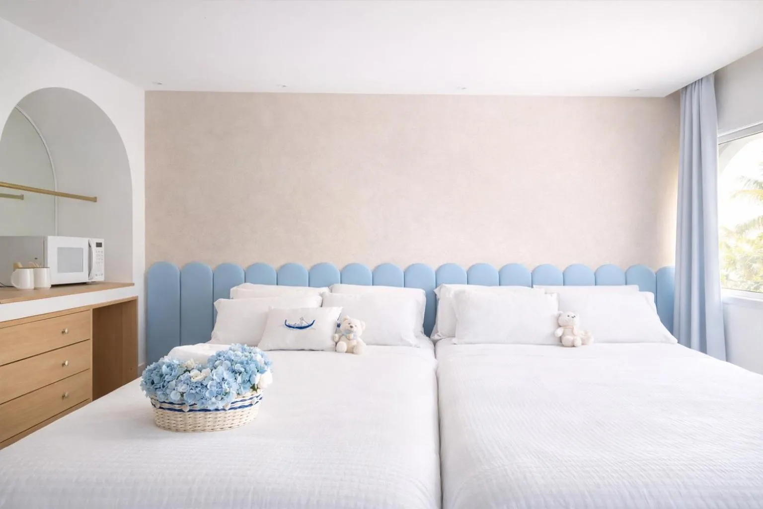 Bed in D'Blue Búzios Hotel Boutique