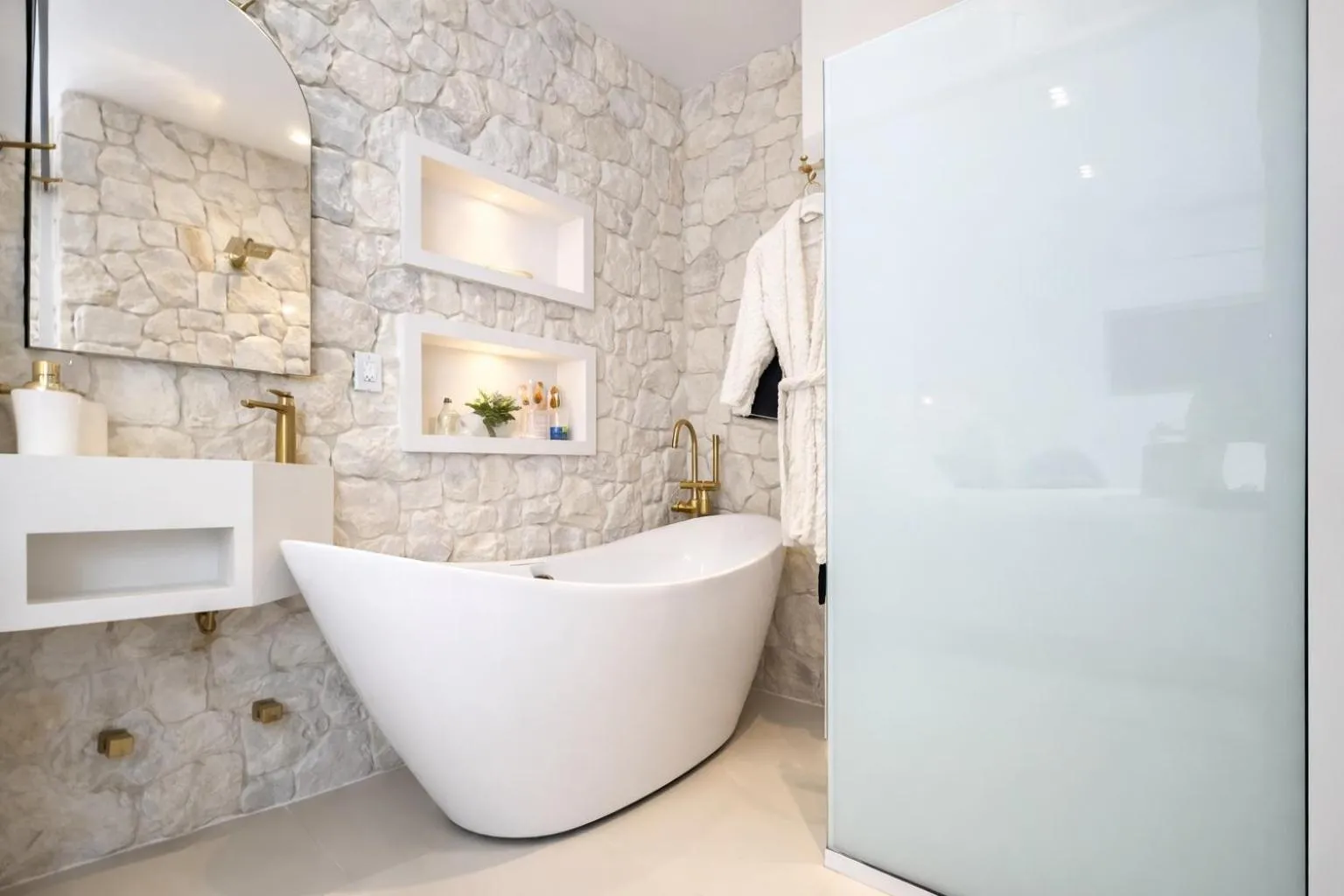 Bathroom in D'Blue Búzios Hotel Boutique