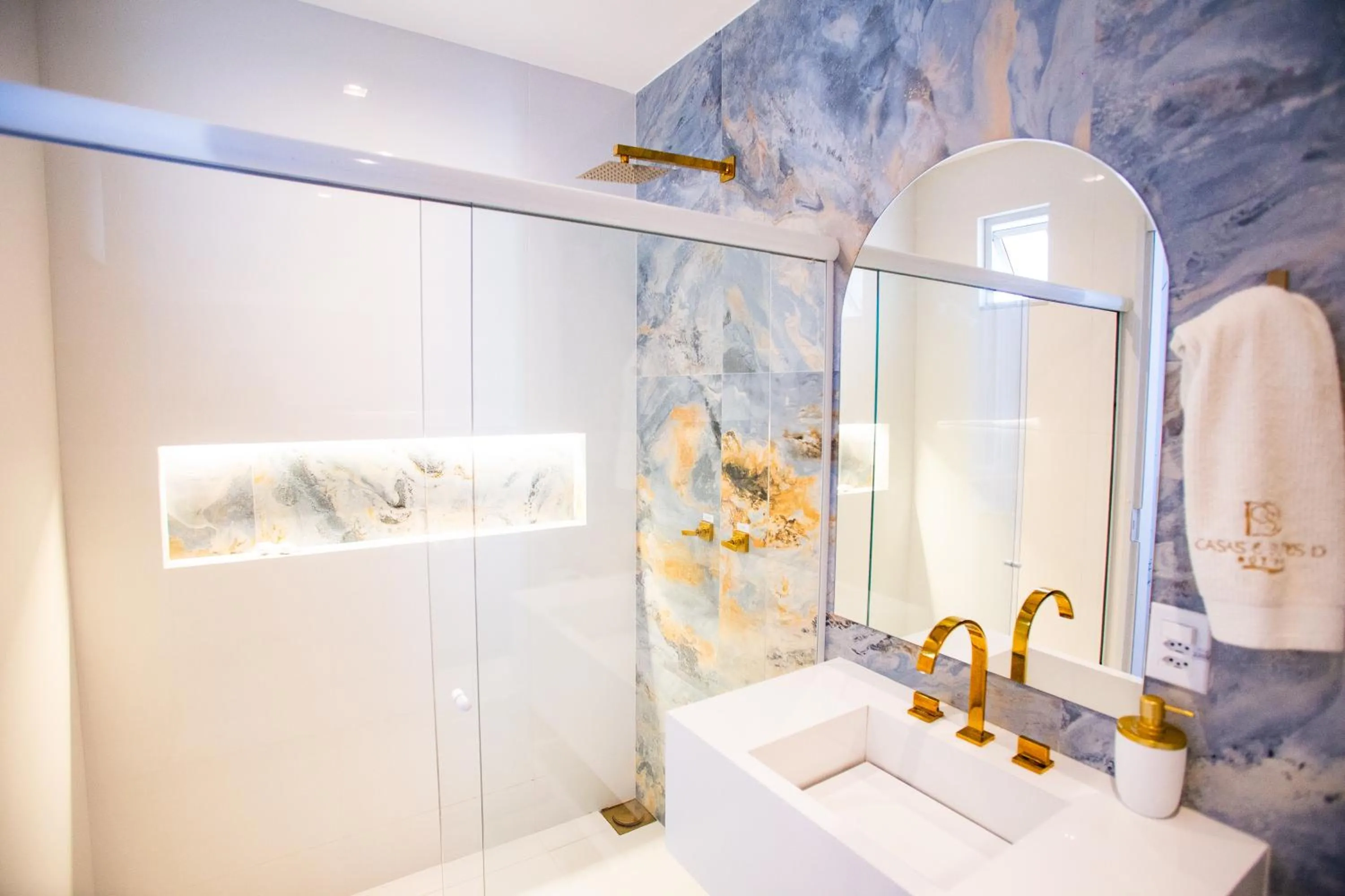 Shower in D'Blue Búzios Hotel Boutique