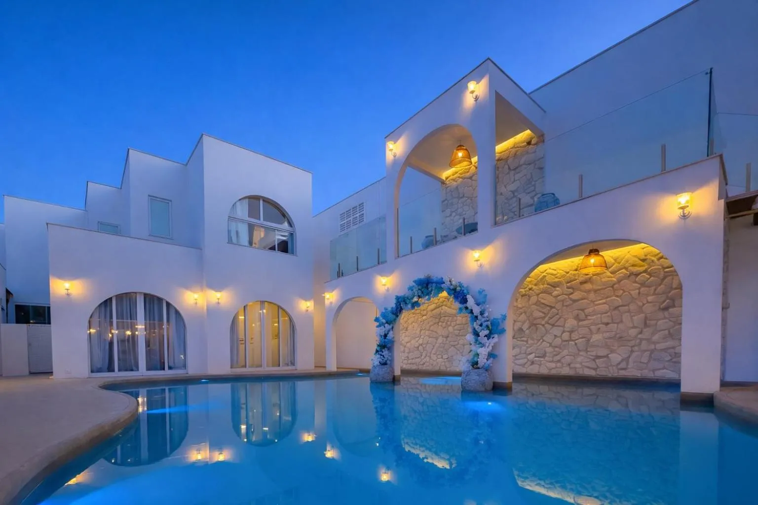 Pool view in D'Blue Búzios Hotel Boutique