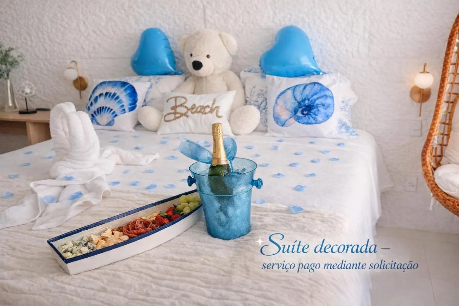Food and drinks, Bed in D'Blue Búzios Hotel Boutique