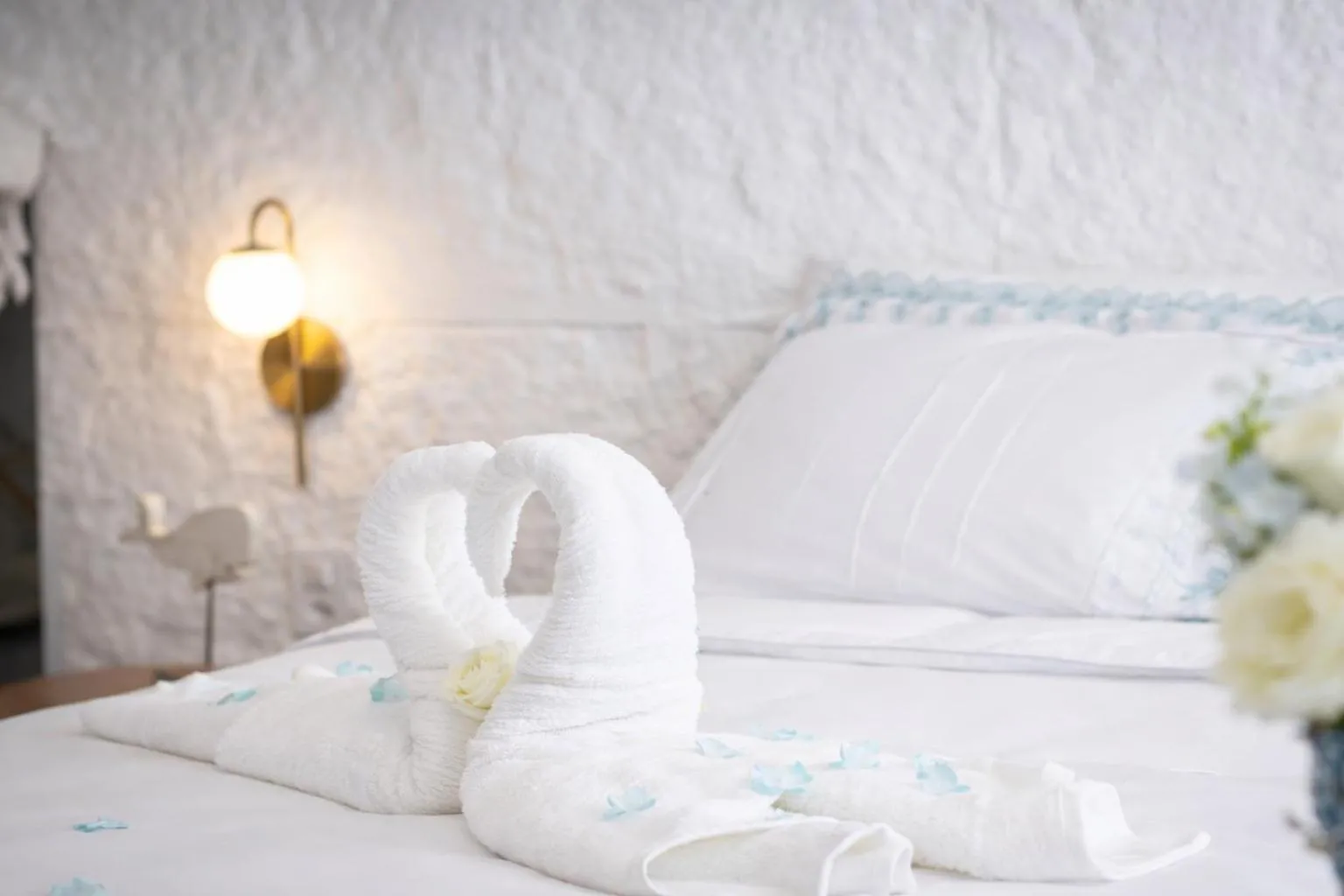 Bed in D'Blue Búzios Hotel Boutique