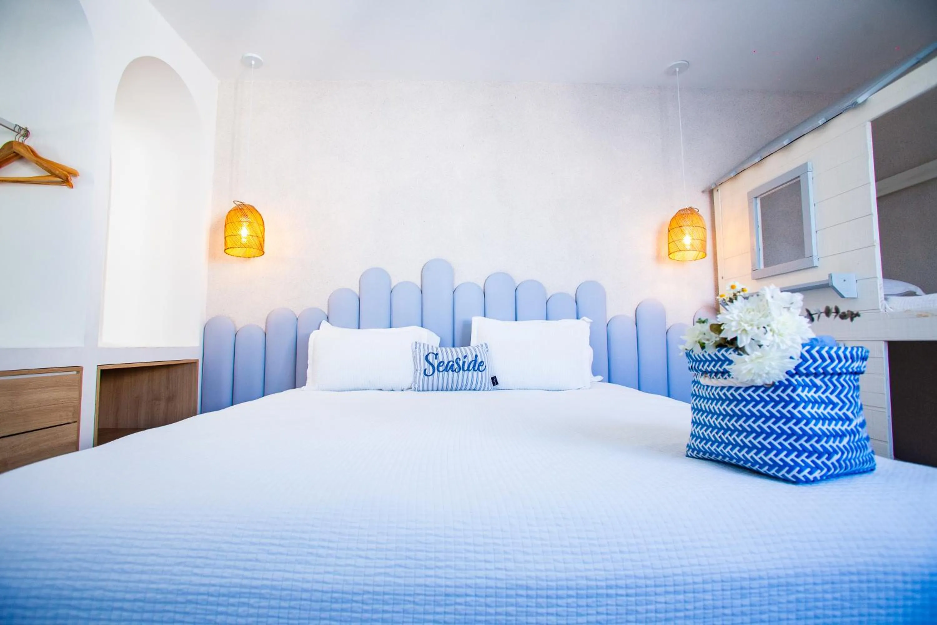 Bed in D'Blue Búzios Hotel Boutique