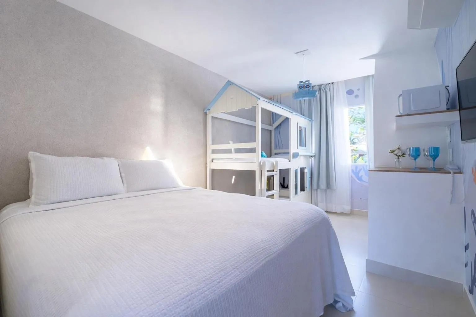 Bed in D'Blue Búzios Hotel Boutique