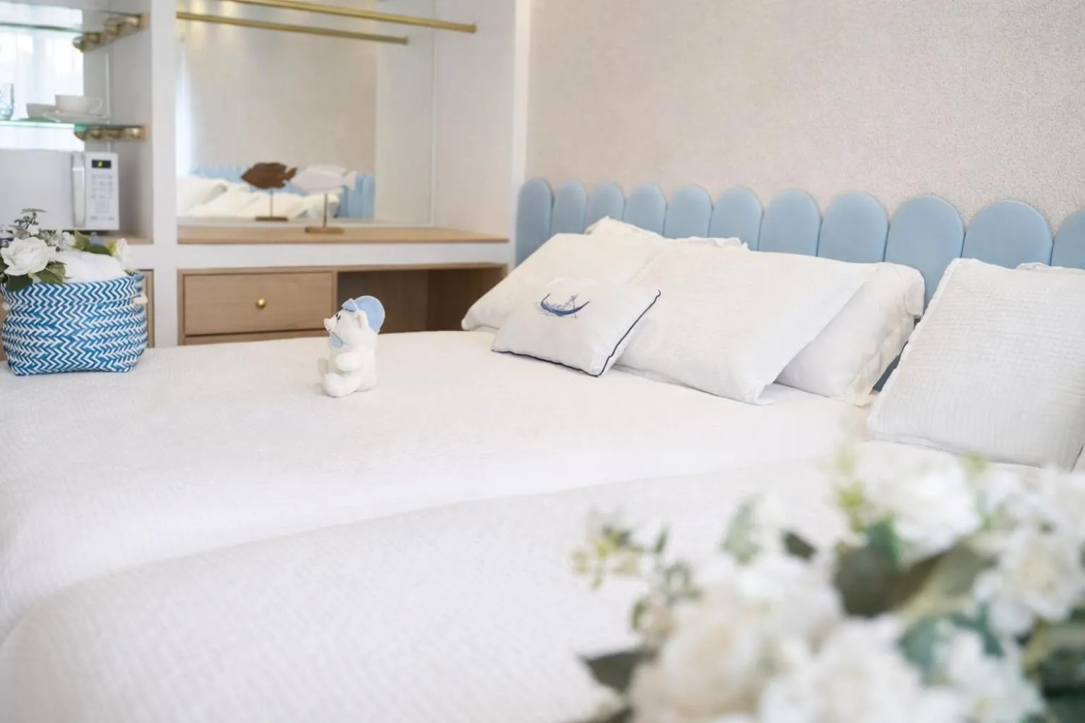 Bed in D'Blue Búzios Hotel Boutique