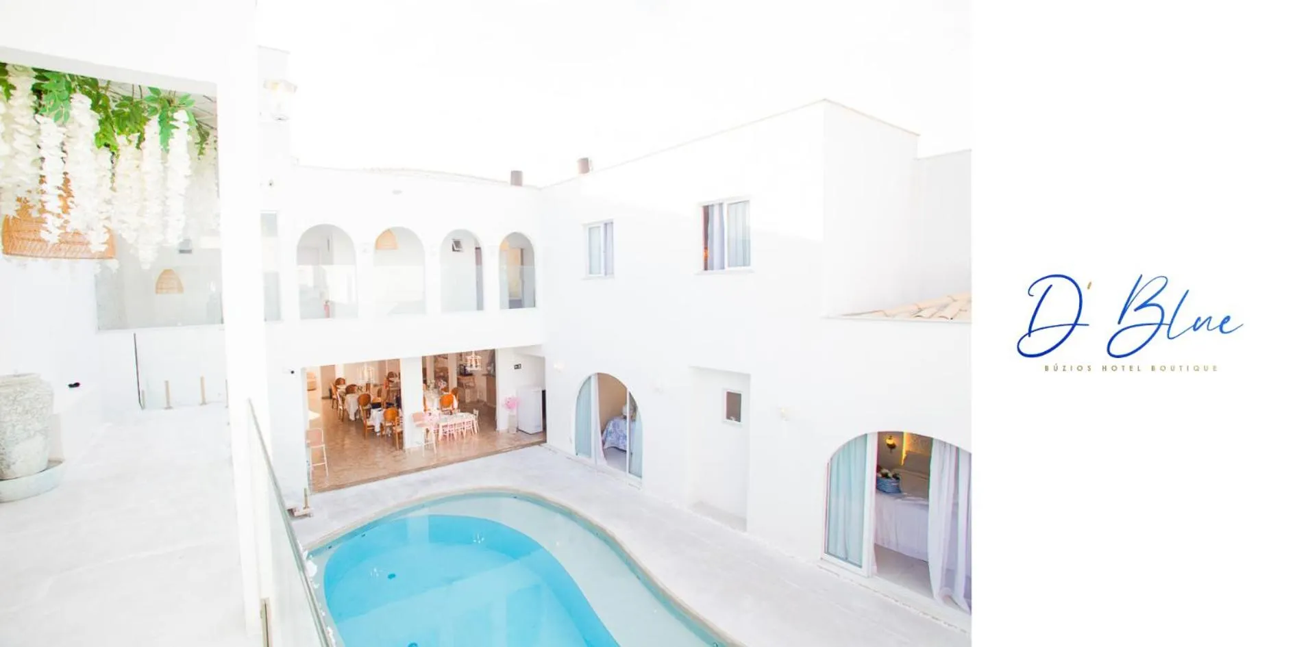 Swimming pool in D'Blue Búzios Hotel Boutique