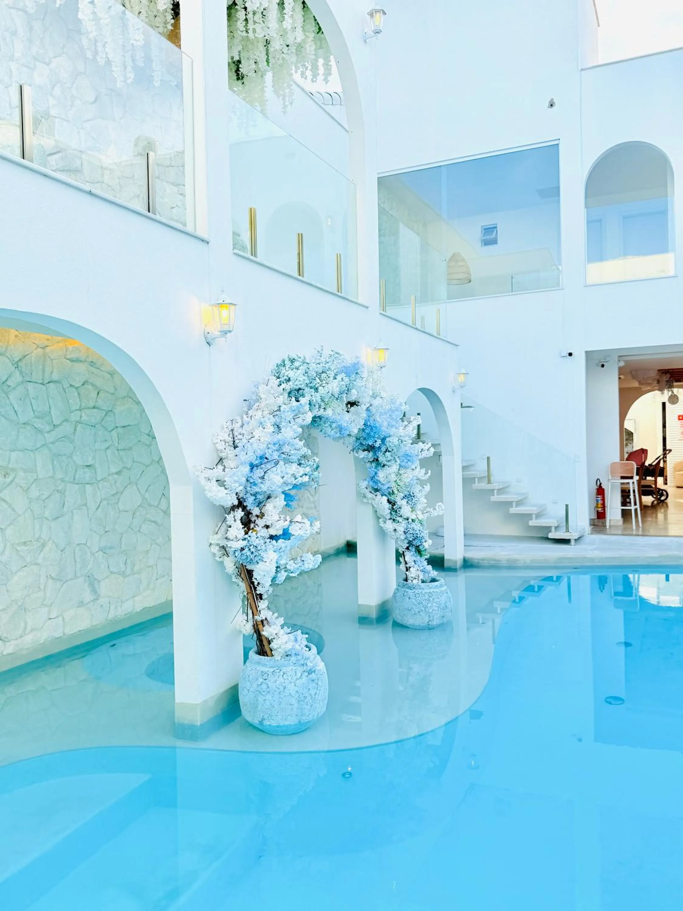 Pool view in D'Blue Búzios Hotel Boutique